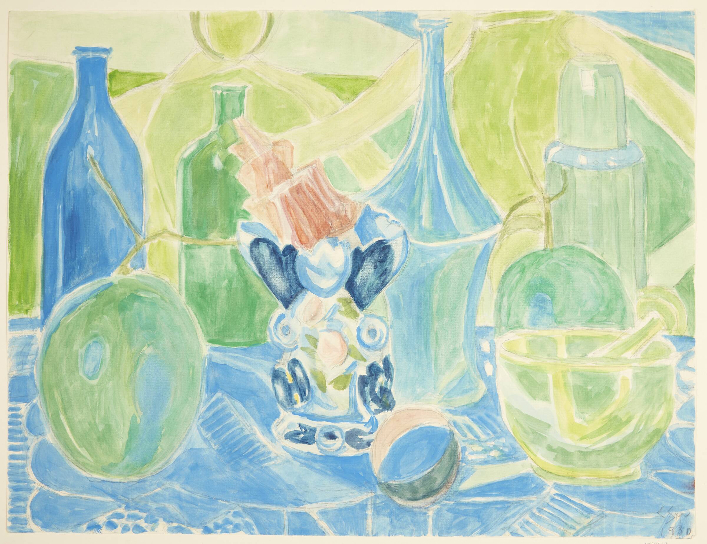Opstilling, Christine Swane, 1950