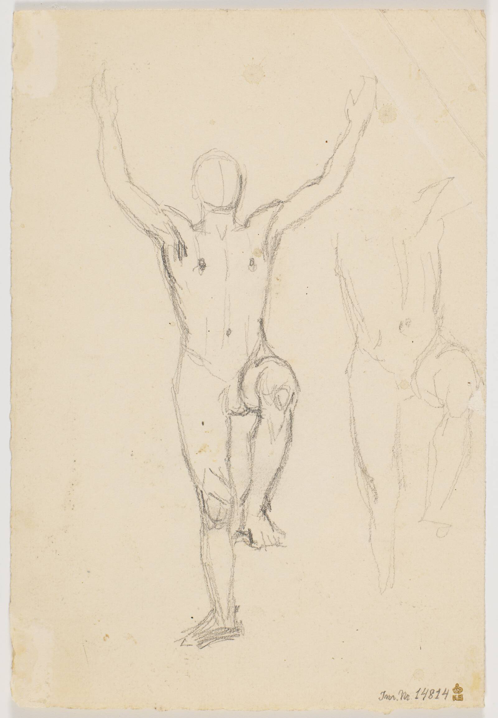 To modelstudier, Niels Skovgaard, 1858-1903