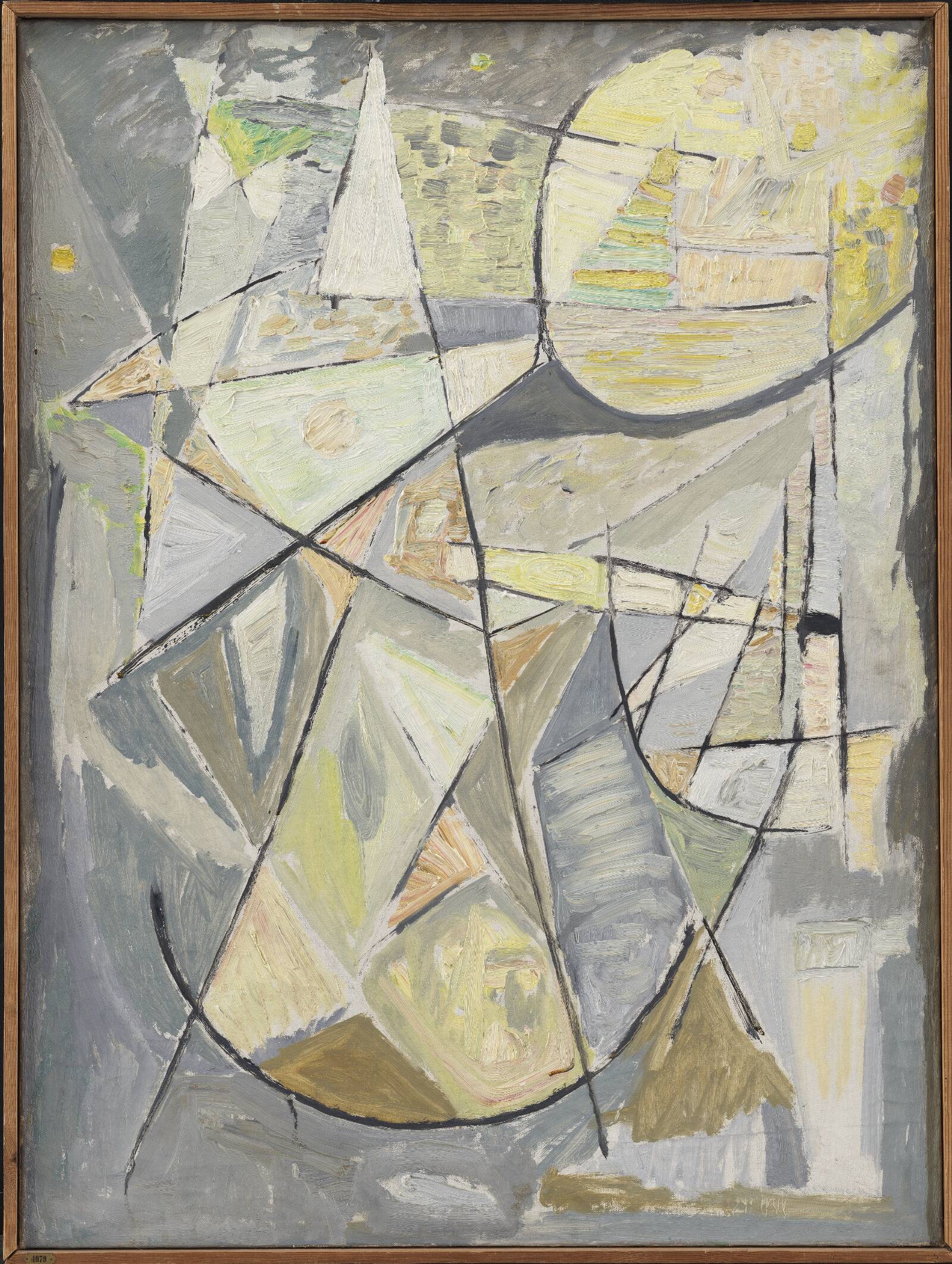 Gråvejr. Højbygård, Egill Jacobsen, 1952