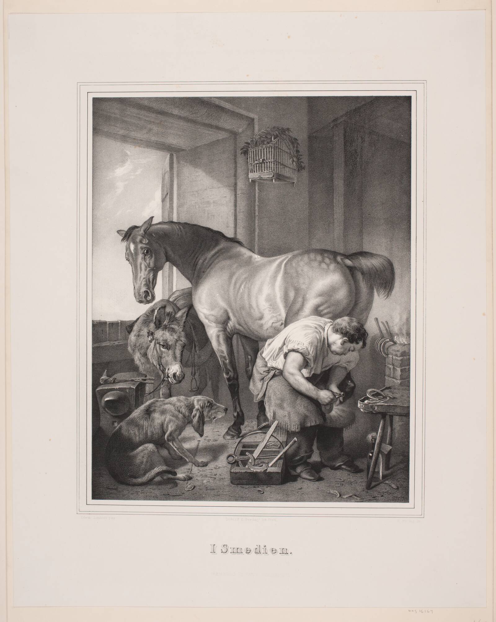 I Smedien, Edvard Fortling, 1867