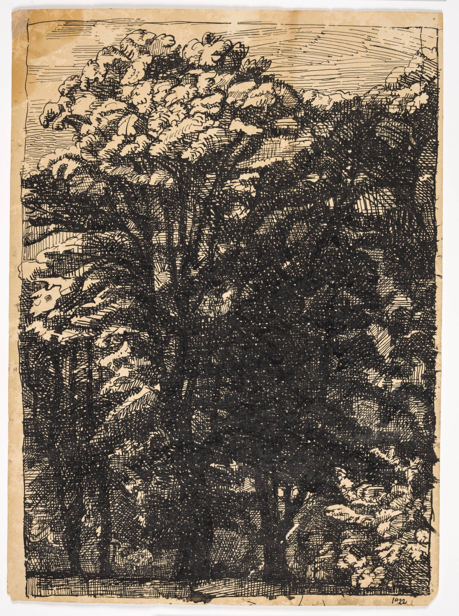 Træer, Christian Kongstad Petersen, 1922
