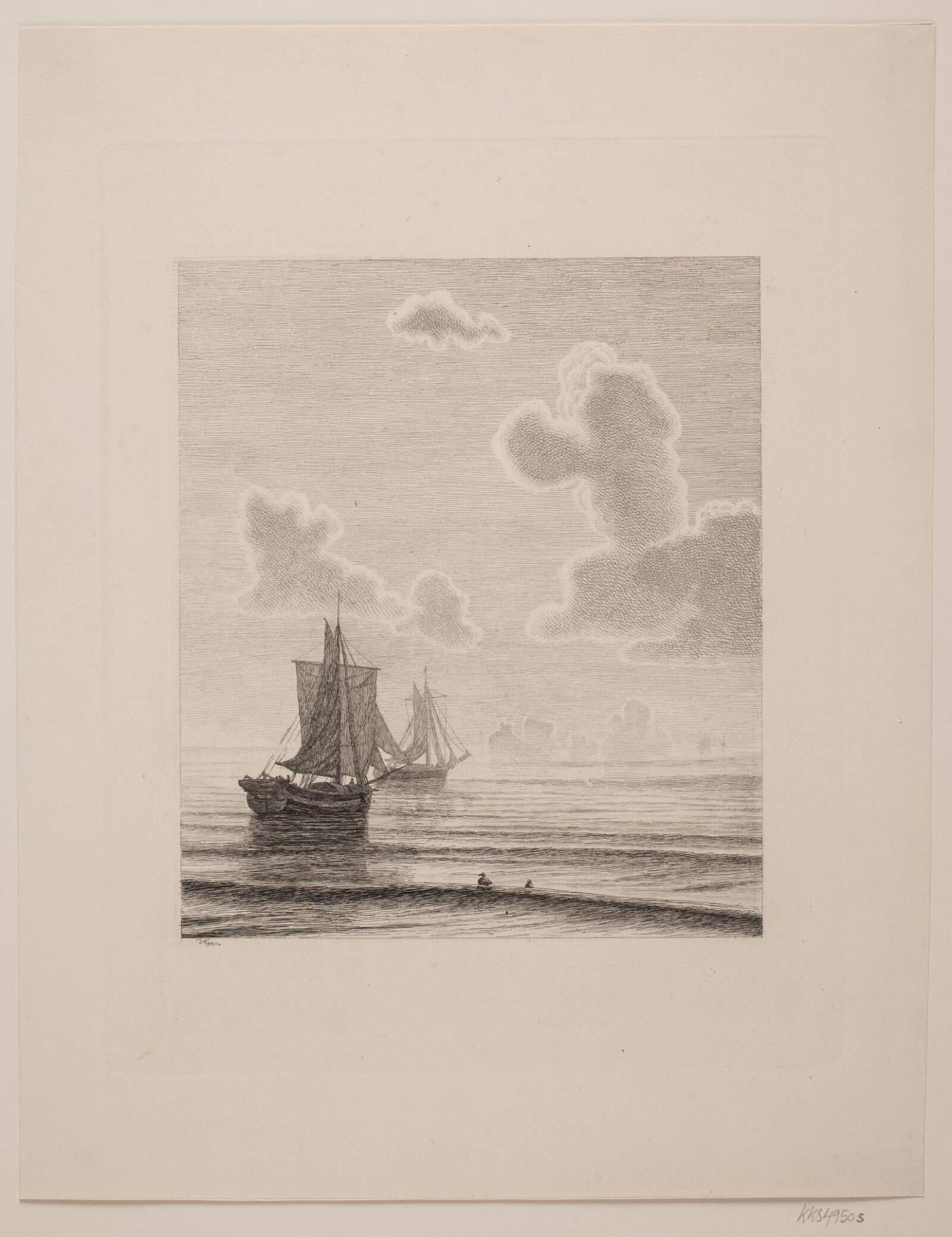 Stille vejr, Vilhelm Kyhn, 1870