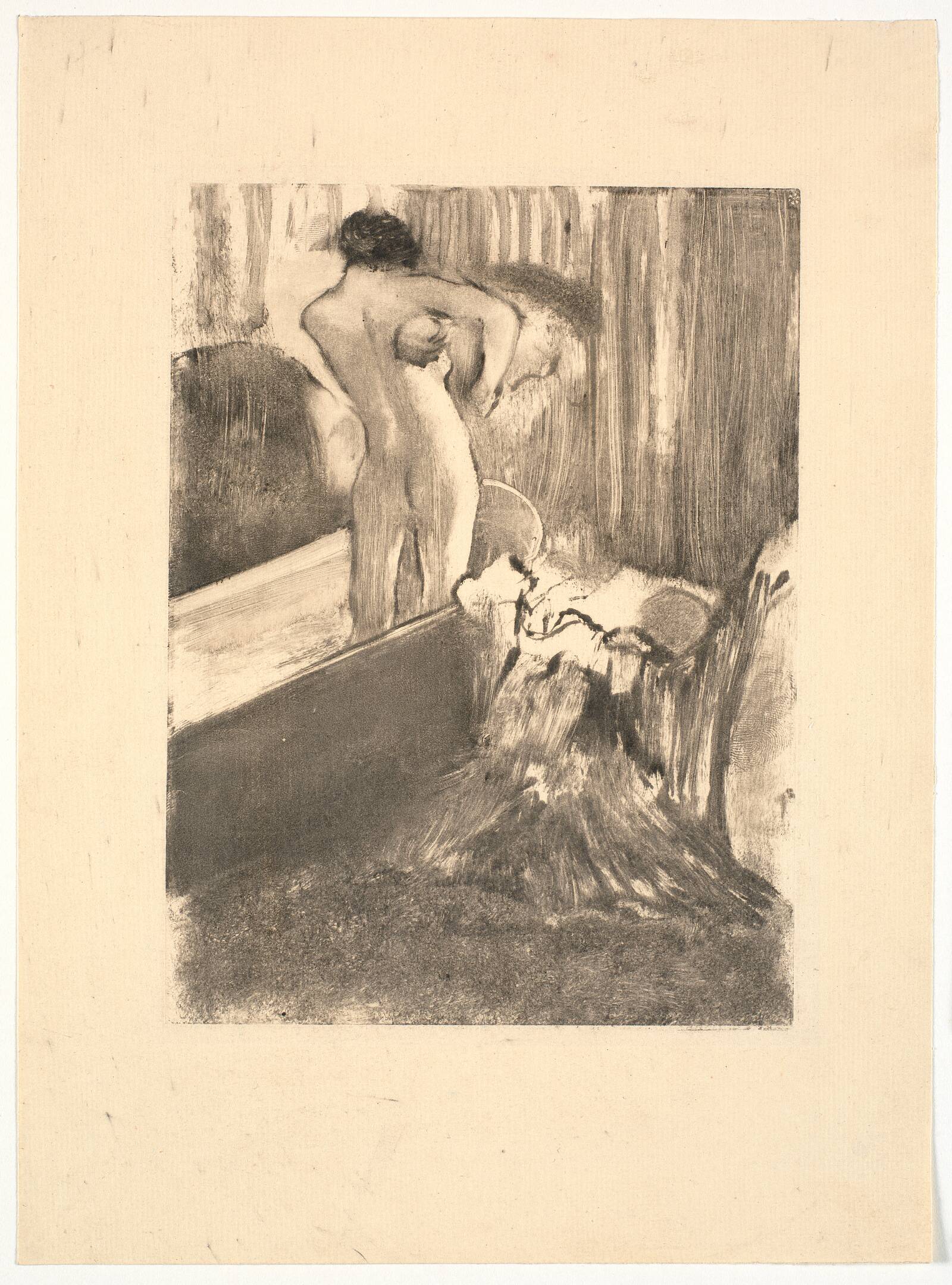 Le bain, Edgar Degas, 1879-1883