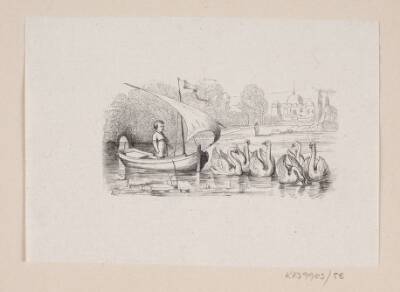 Illustration til "Ole Lukøie" i H.C. Andersen, "Eventyr og Historier", Bind 1