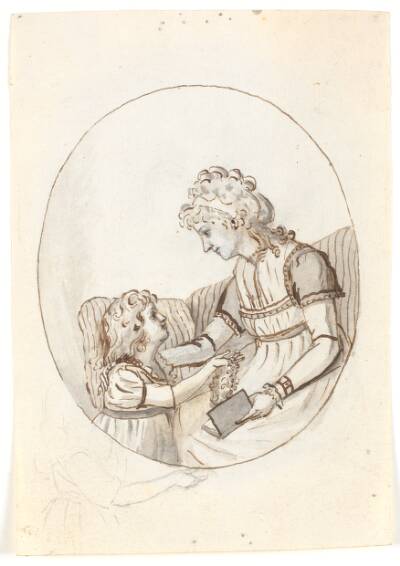 Arveprinsesse Sofie Frederikke med arveprinsen (Chr. VIII)