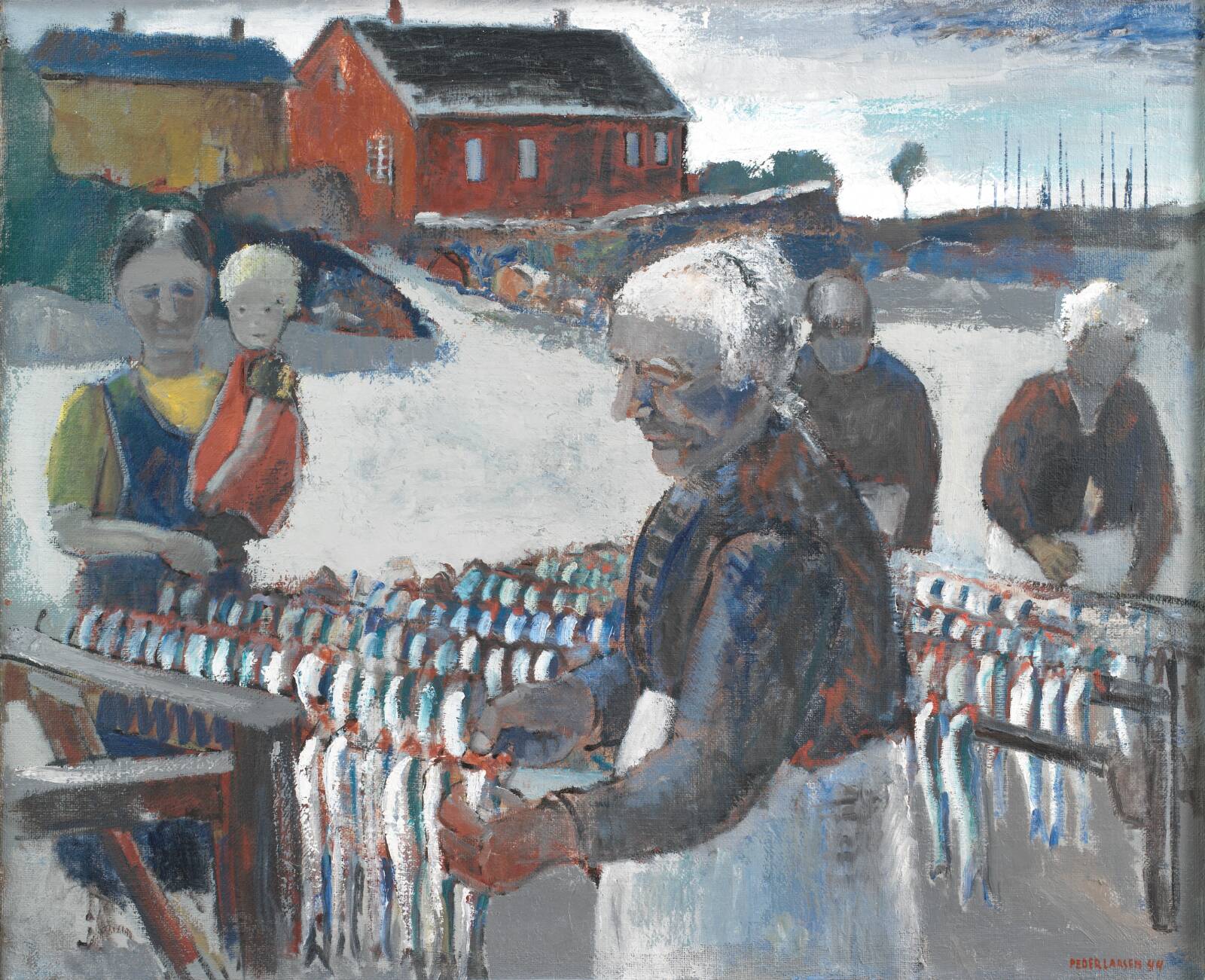 Koner i silden, Peder Larsen, 1944