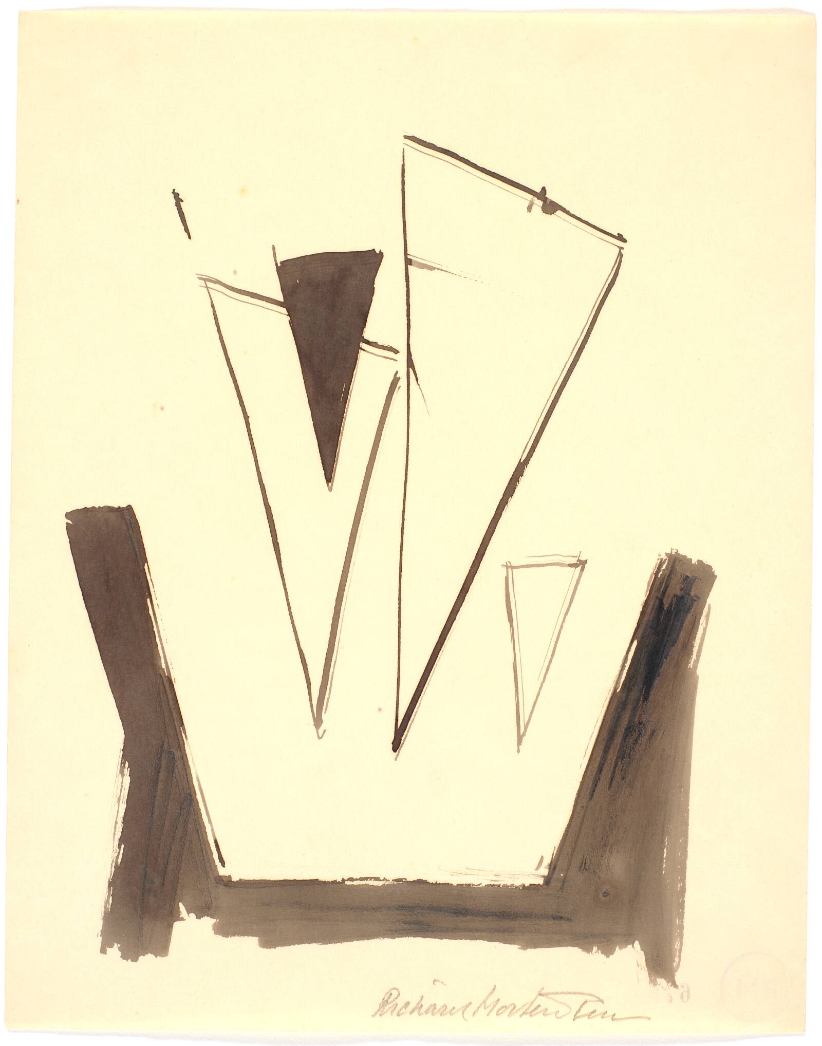 Komposition, Richard Mortensen, 1931-1933
