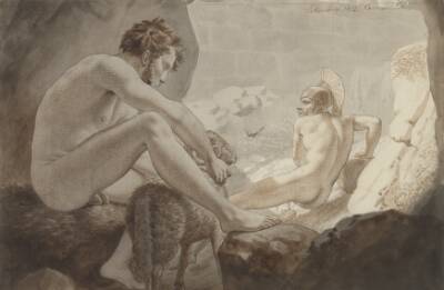 Odysseus flygter fra Polyfem
