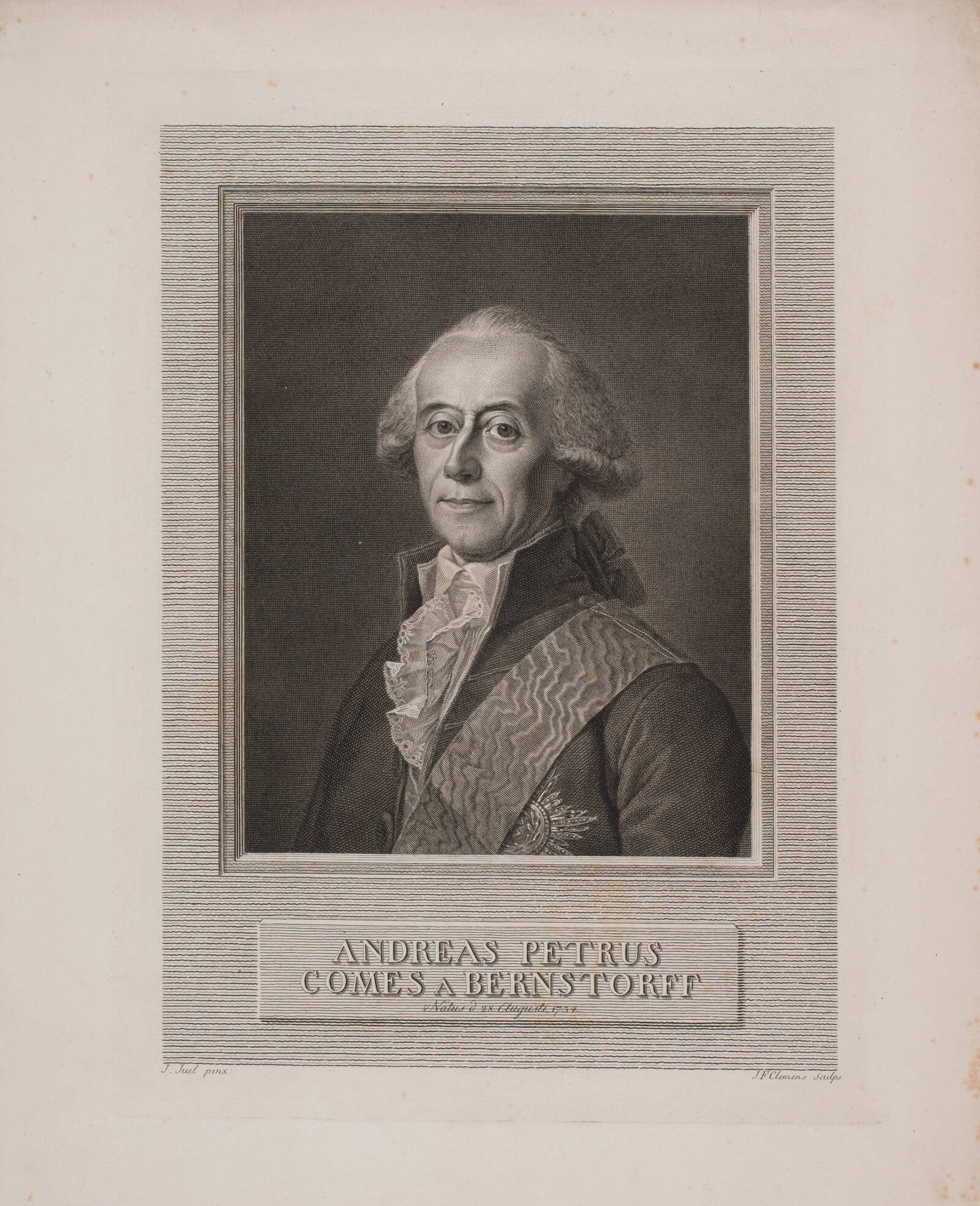 A. P. Bernstorff, J.F. Clemens, 1793-1830