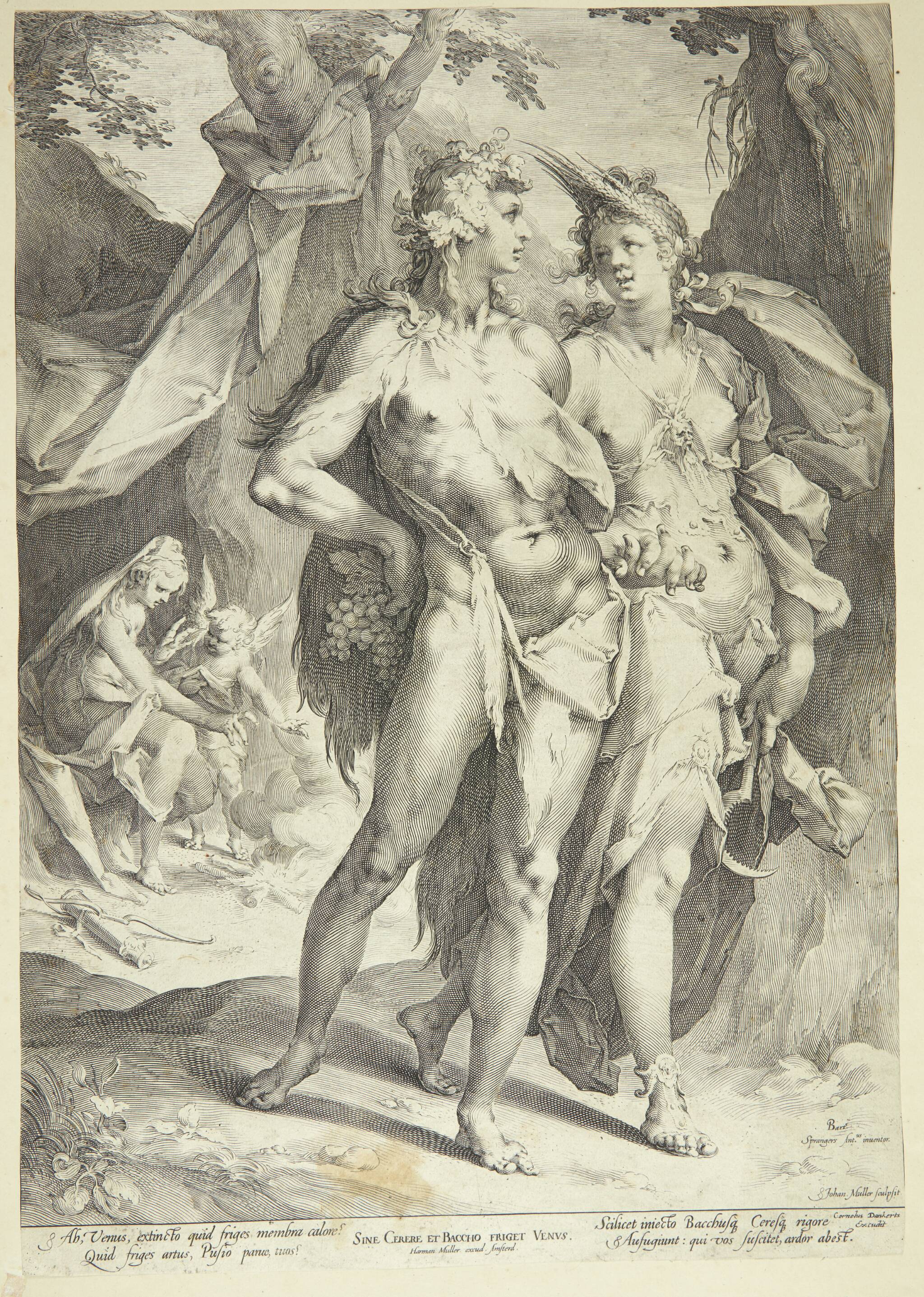 Bacchus, Ceres og Venus