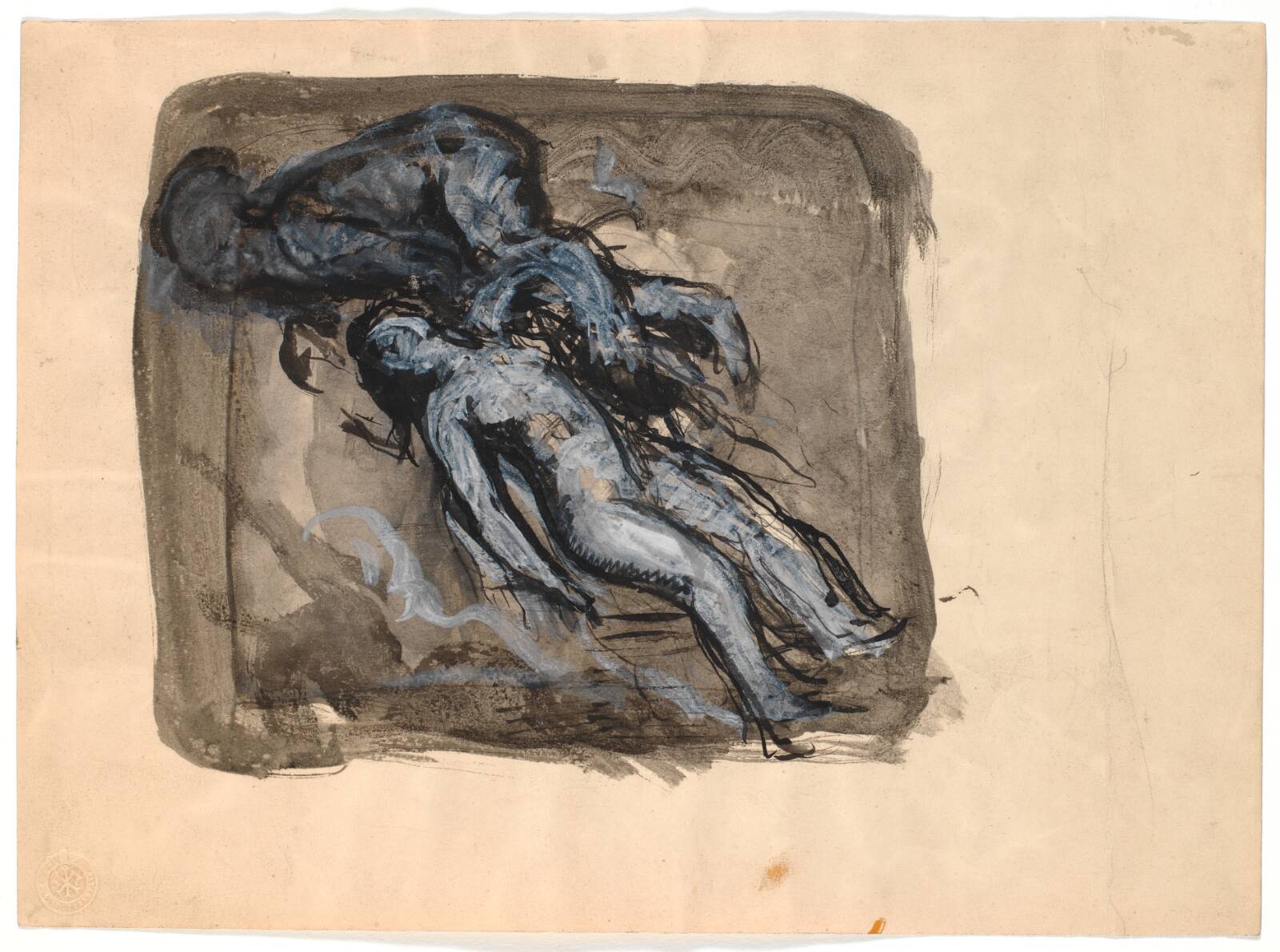 Zephyr bortfører Psyche, Oluf Hartmann, 1907-1910