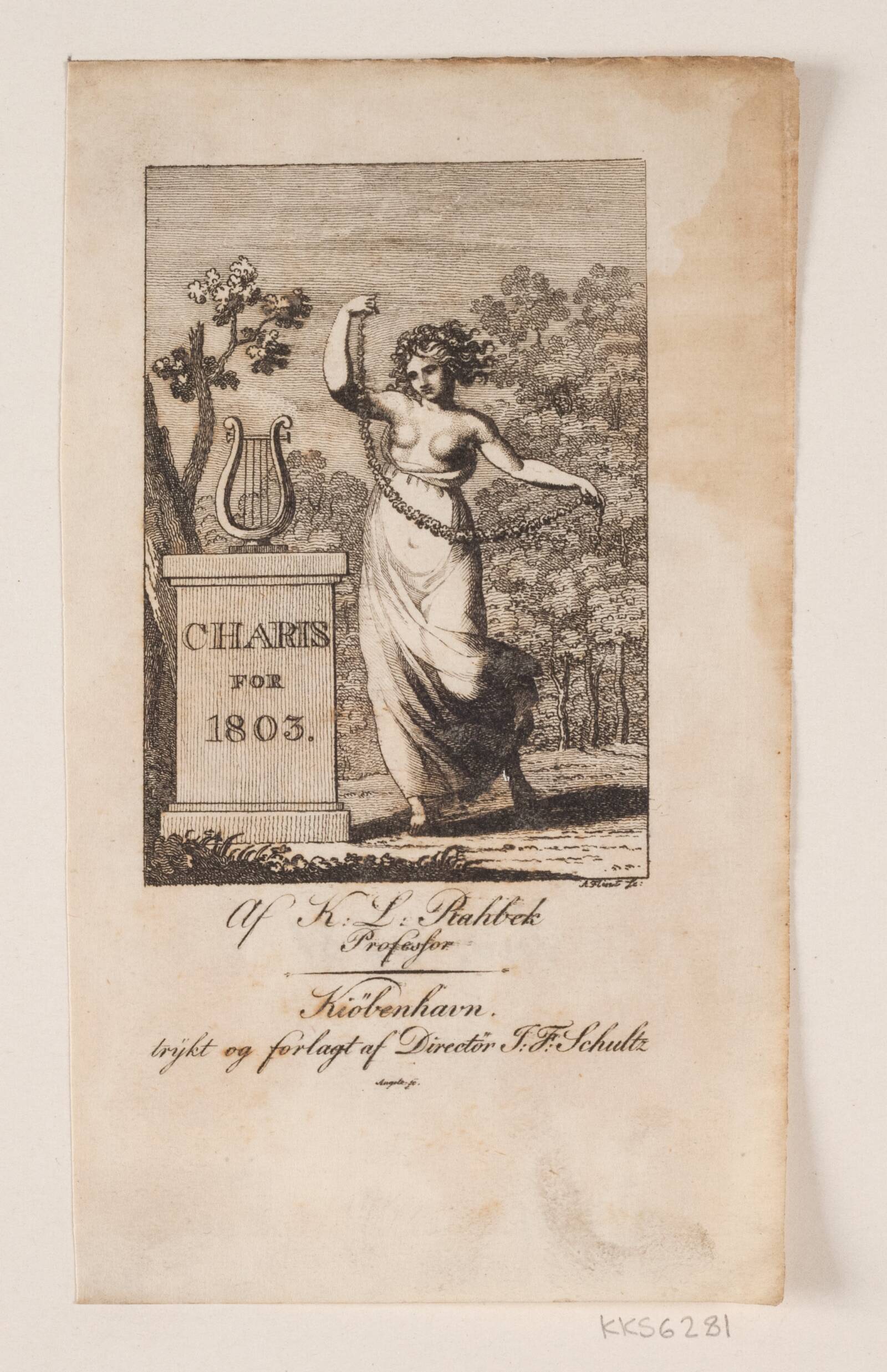 Titelvignet til Charis, Andreas Flint, 1803