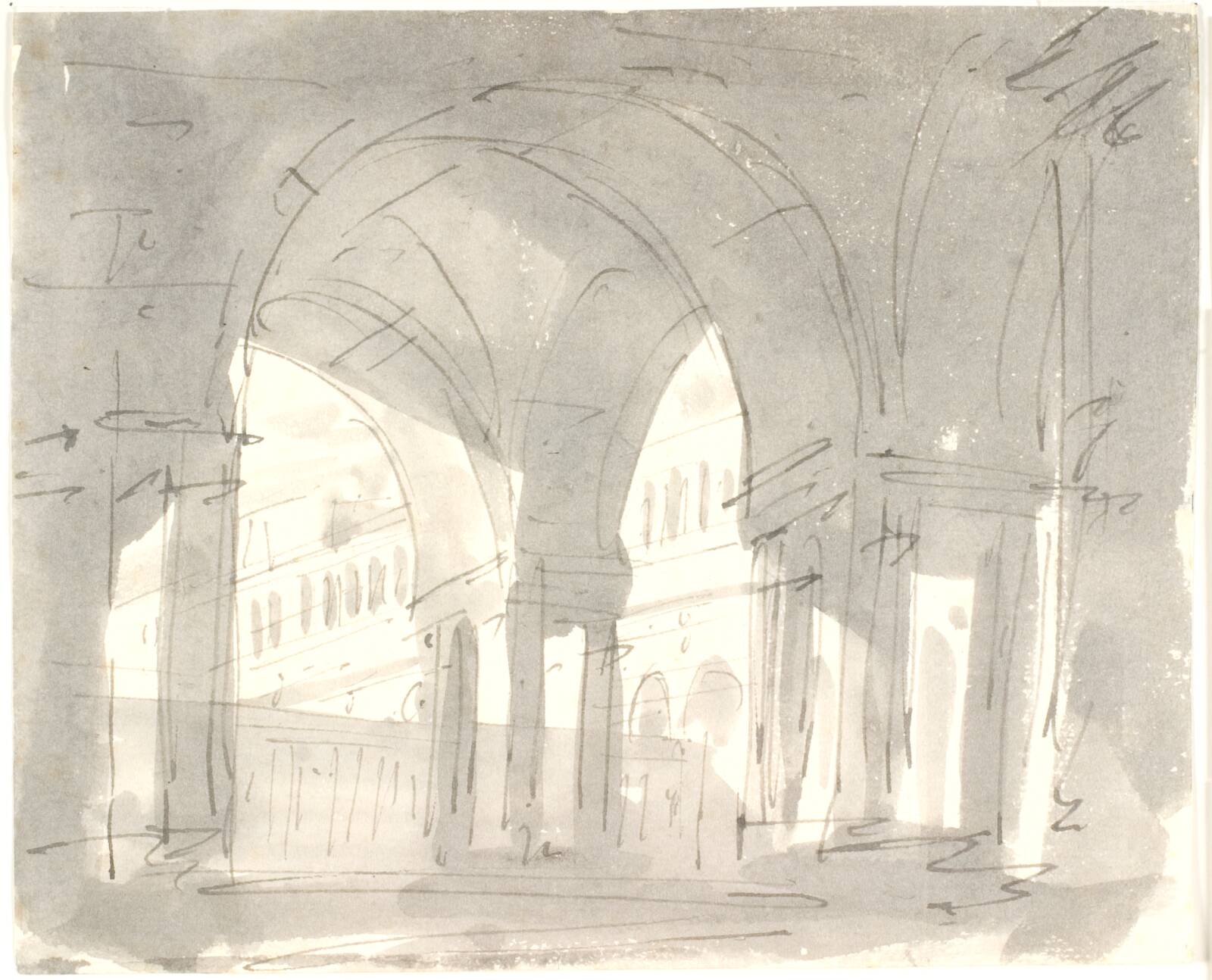 En arkade, Aron Wallick, 1808
