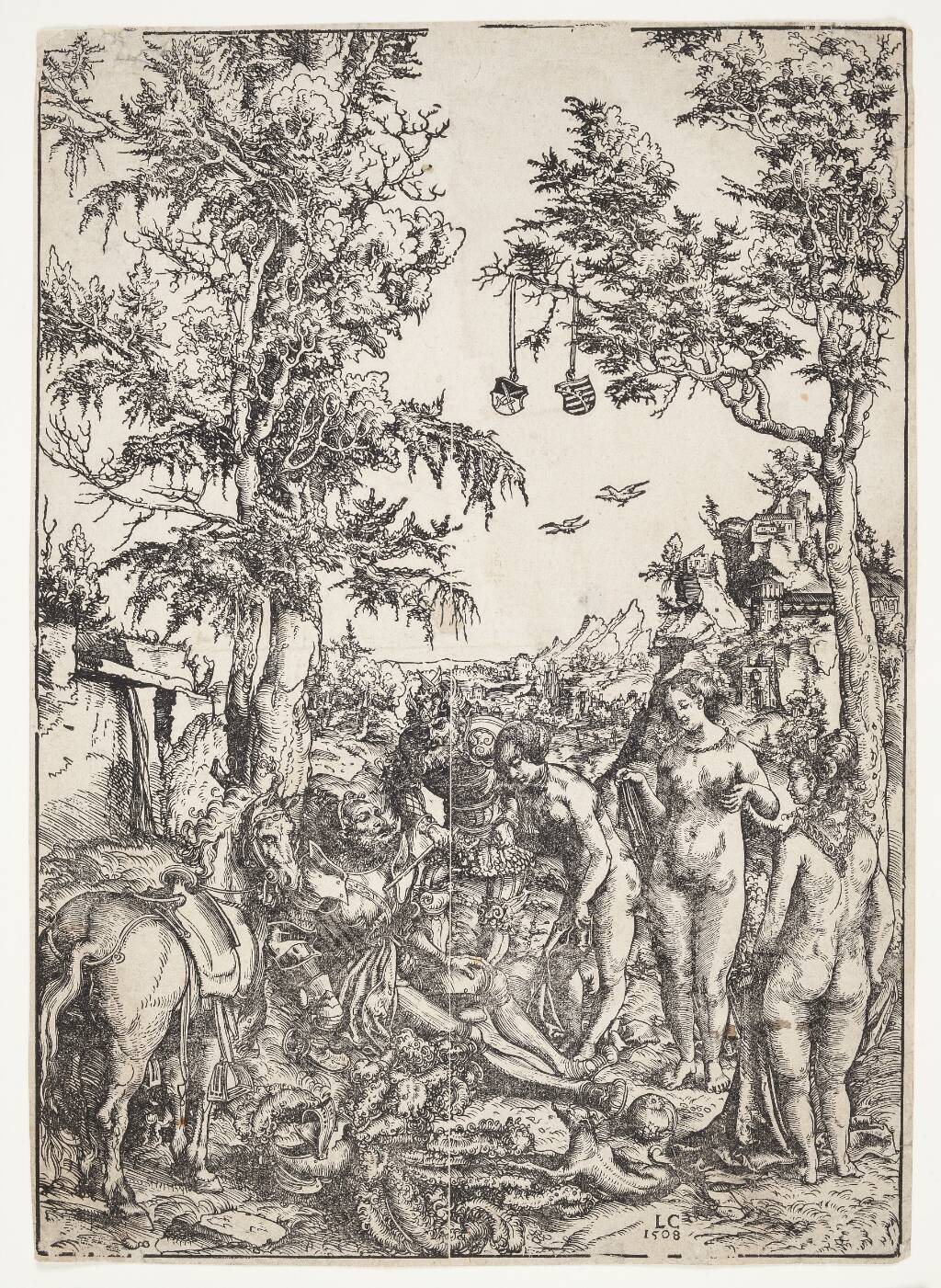 Paris' dom, Lucas Cranach, 1508