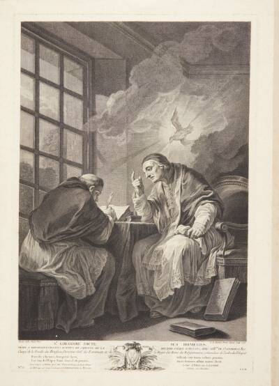 St. Gregor dikterer sine Homelier