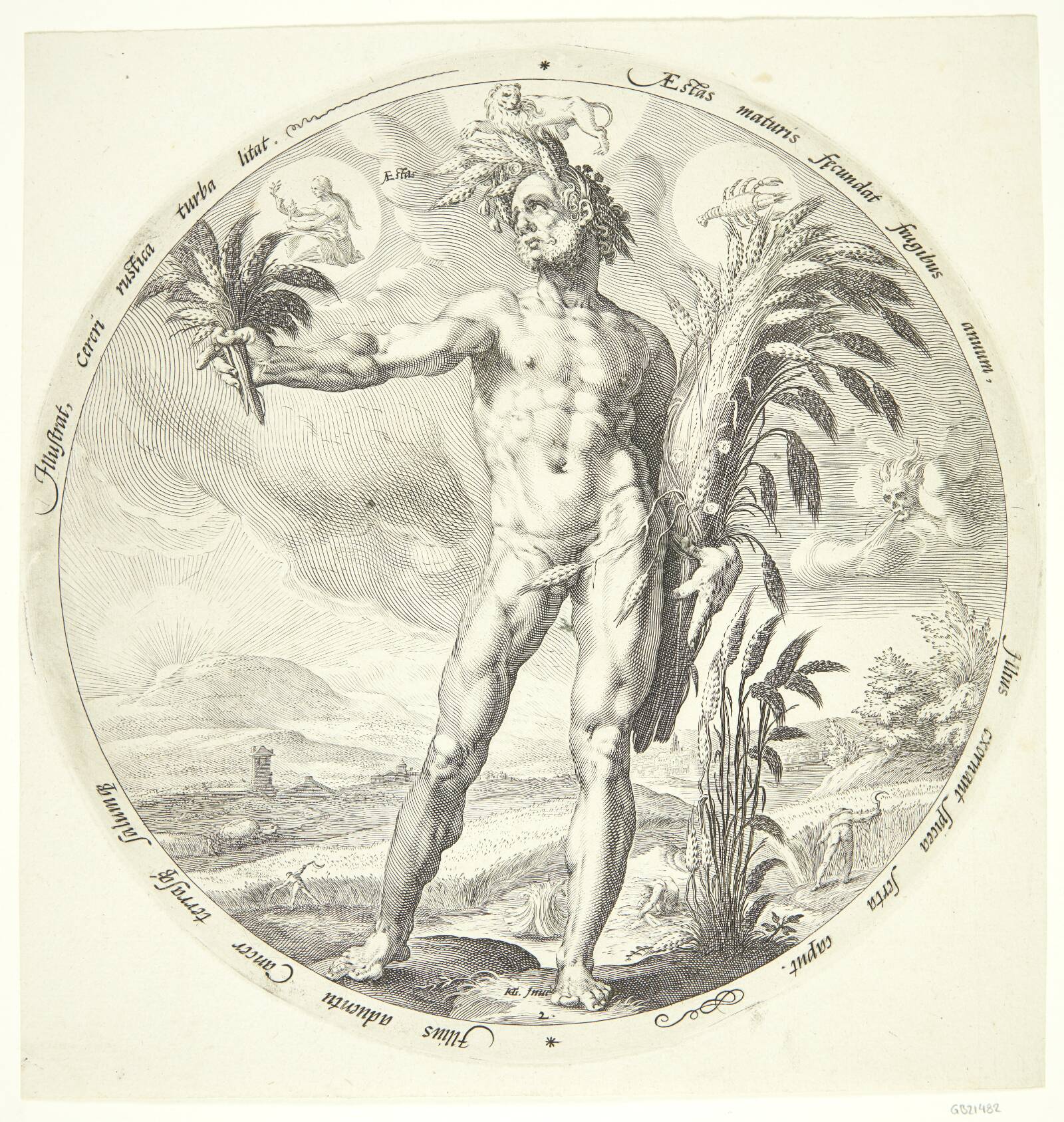 Sommer, Jacob Matham, 1589
