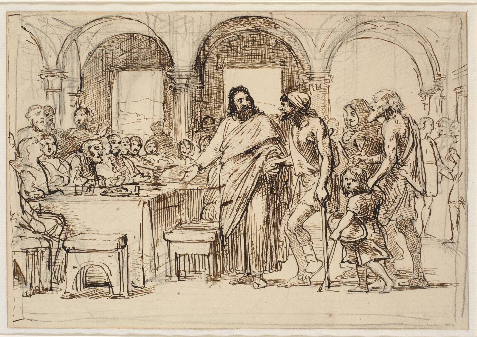 Lignelsen om den store nadver, Wilhelm Marstrand, 1860-1869