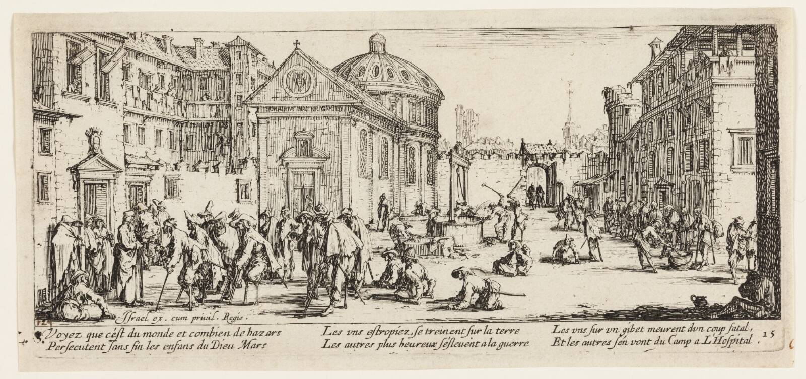 Hospitalet, Jacques Callot, 1633