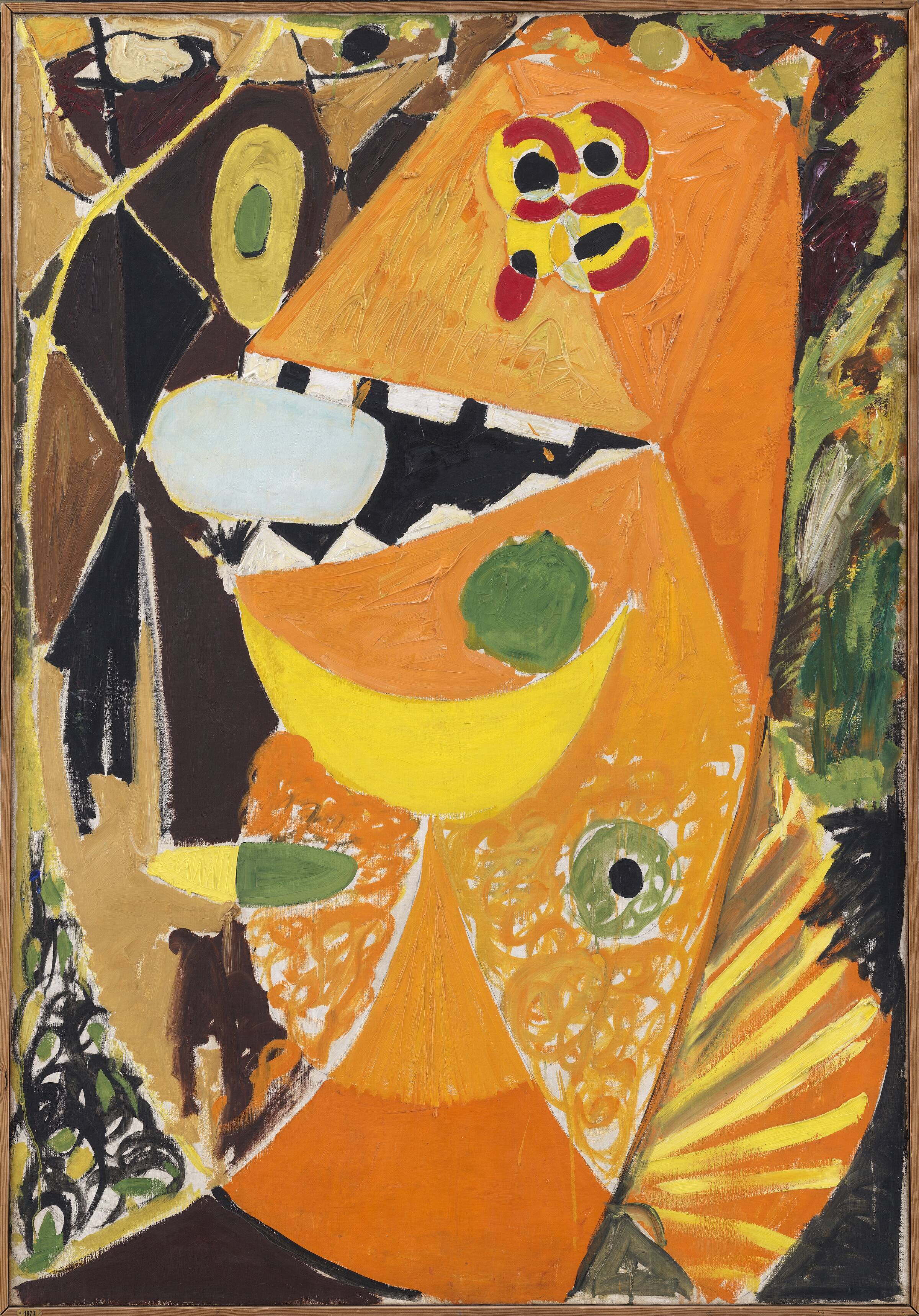 Orange objekt, Egill Jacobsen, 1940