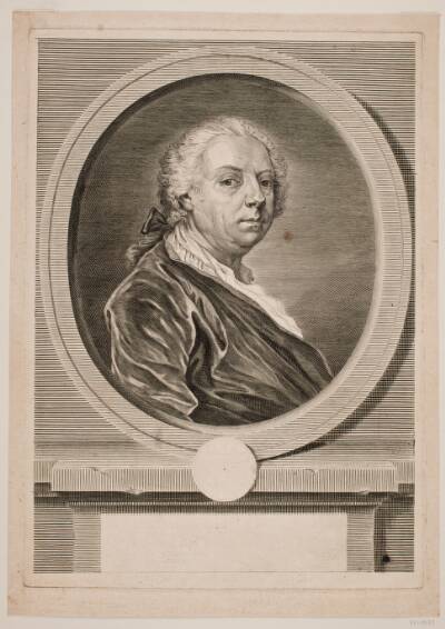 Portræt af maleren Charles Parrocel (1688-1752)