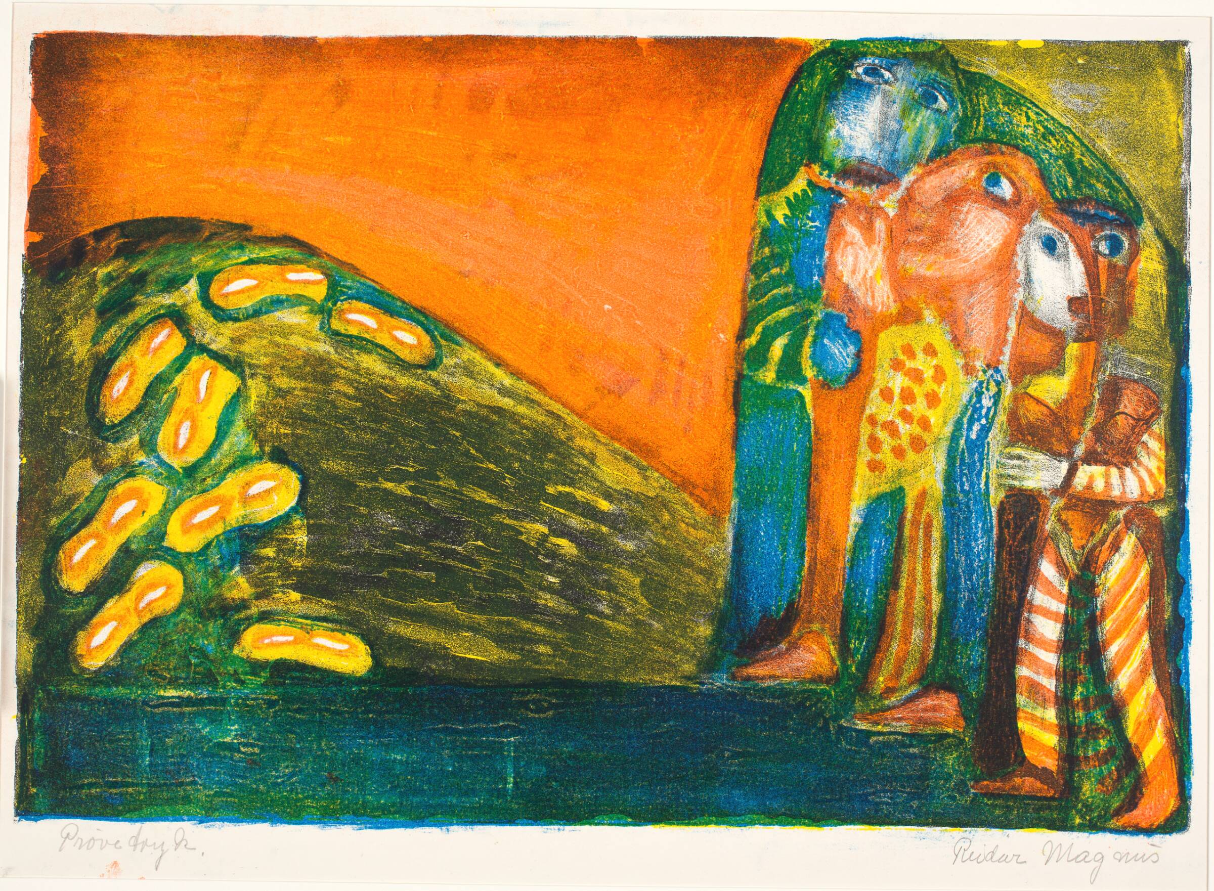 De døde masker, Reidar Magnus, 1954
