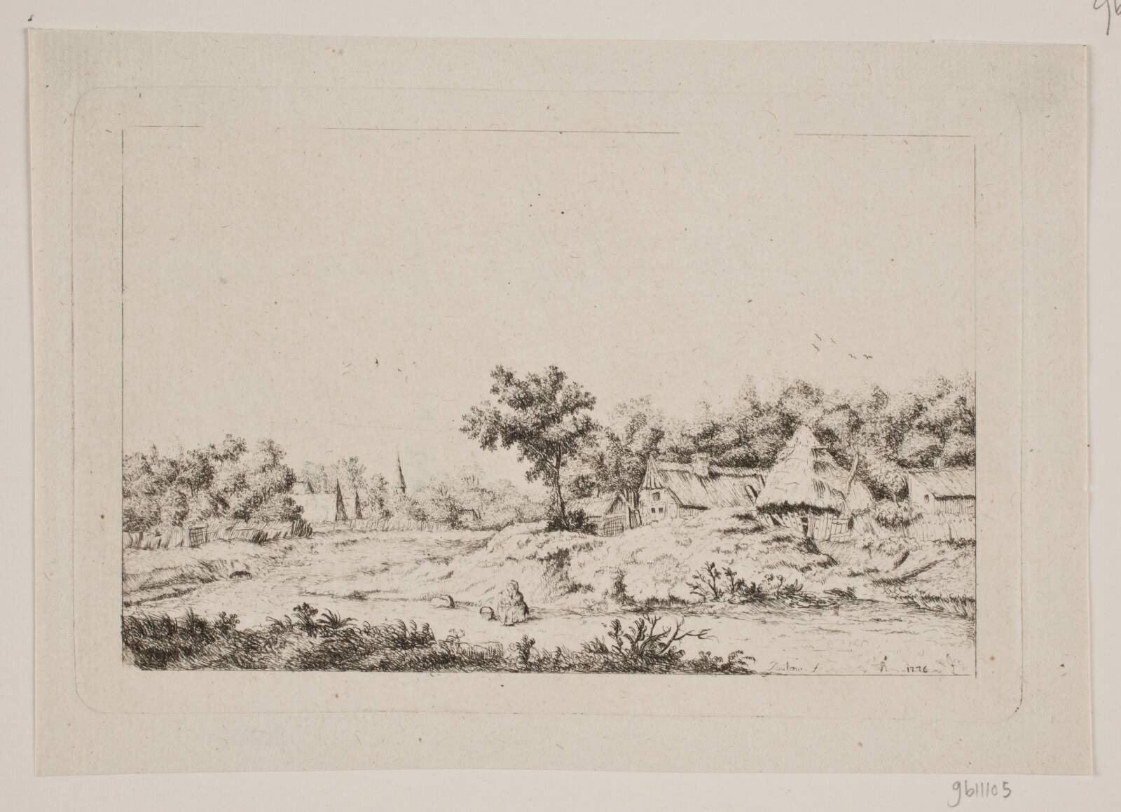 Landskab, Johan Bülow, 1776
