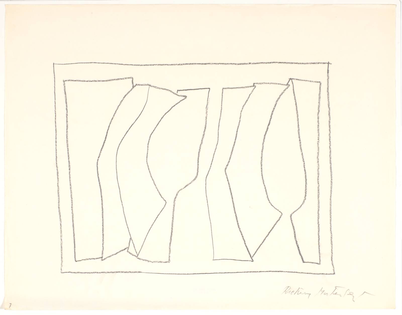 Uden titel, Richard Mortensen, 1956-1958