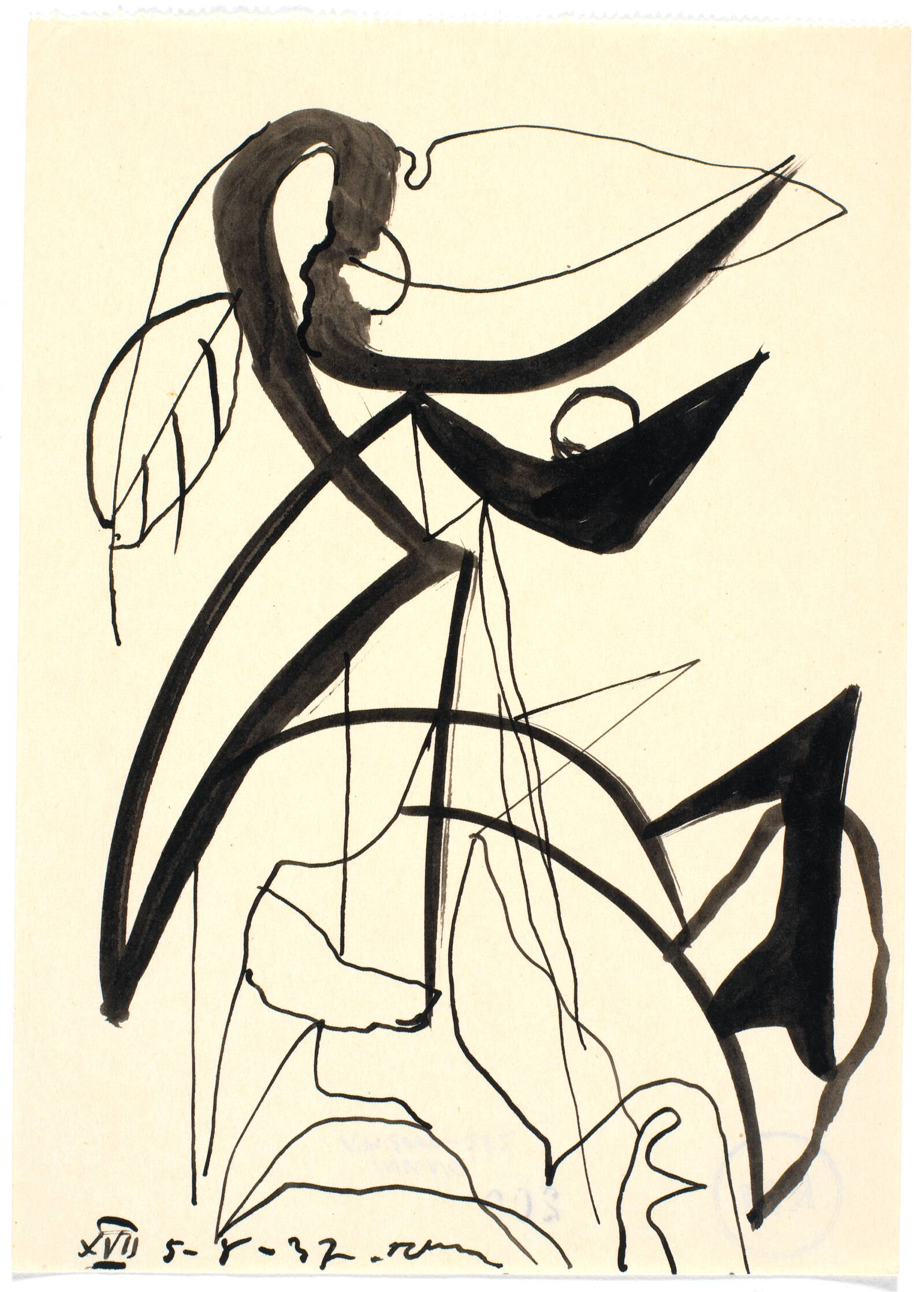 Botanisk figuration, Richard Mortensen, 1937