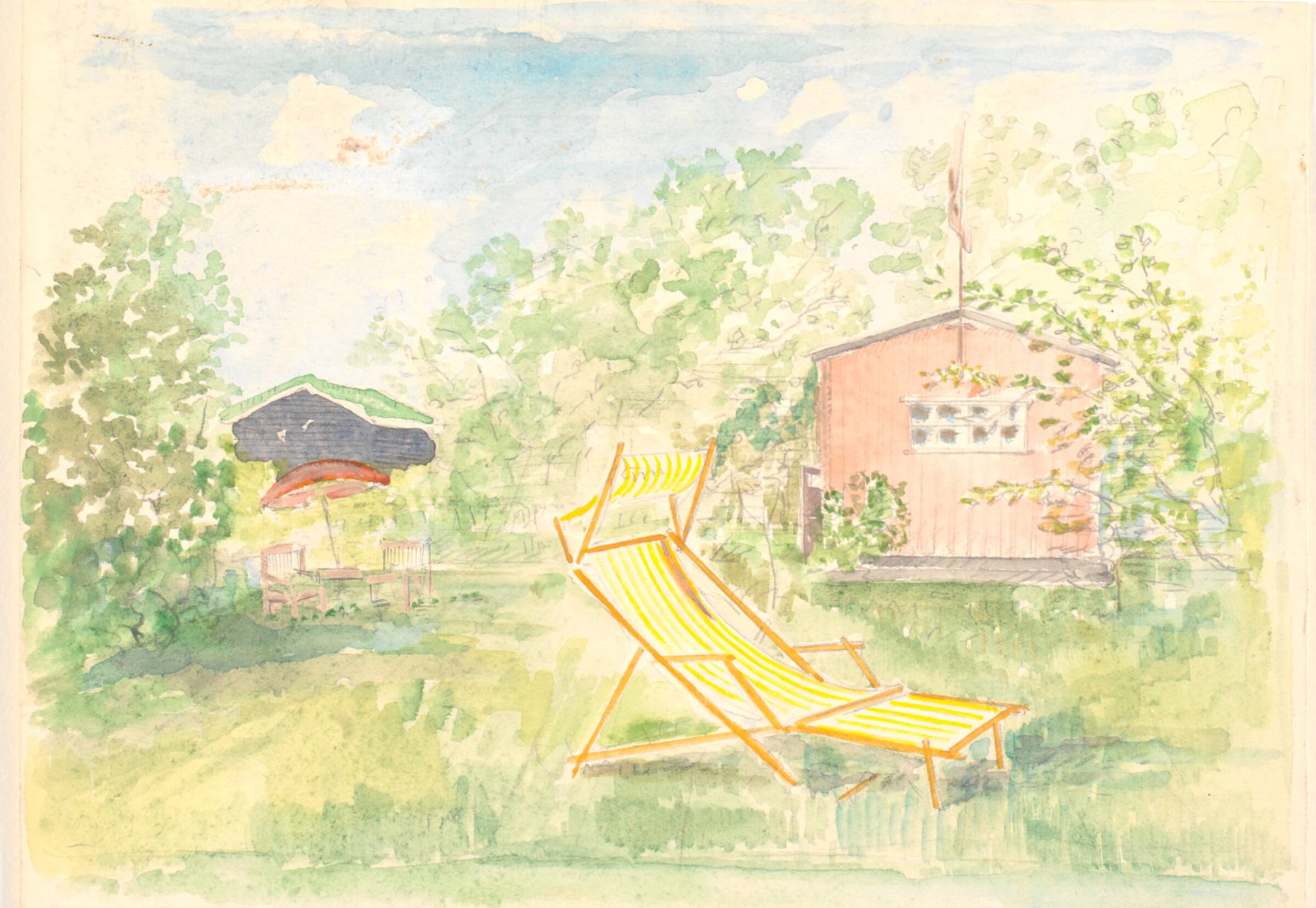 Fra en kolonihave, Wilhelm Freddie, 1938