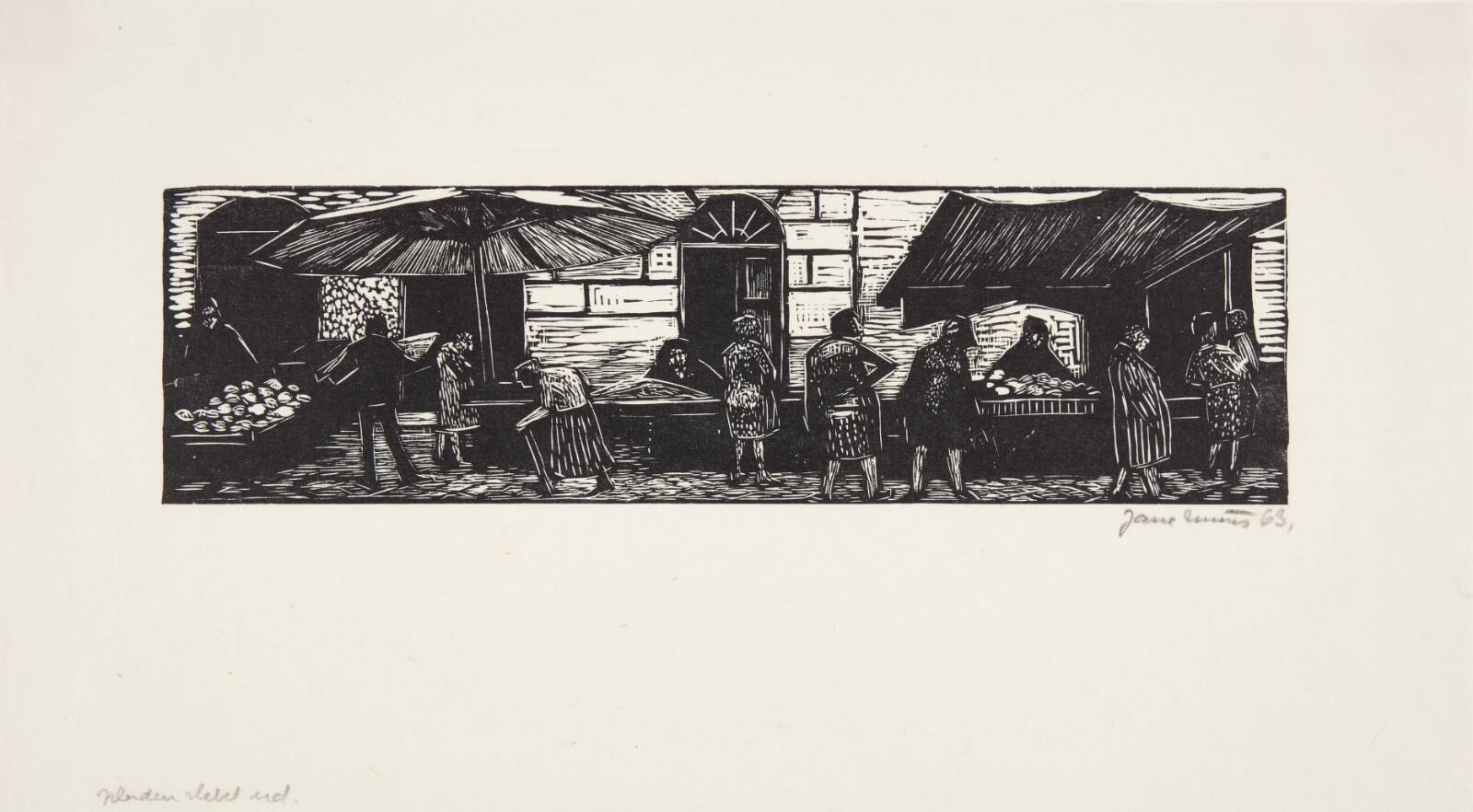 Torvet, Jane Muus, 1963