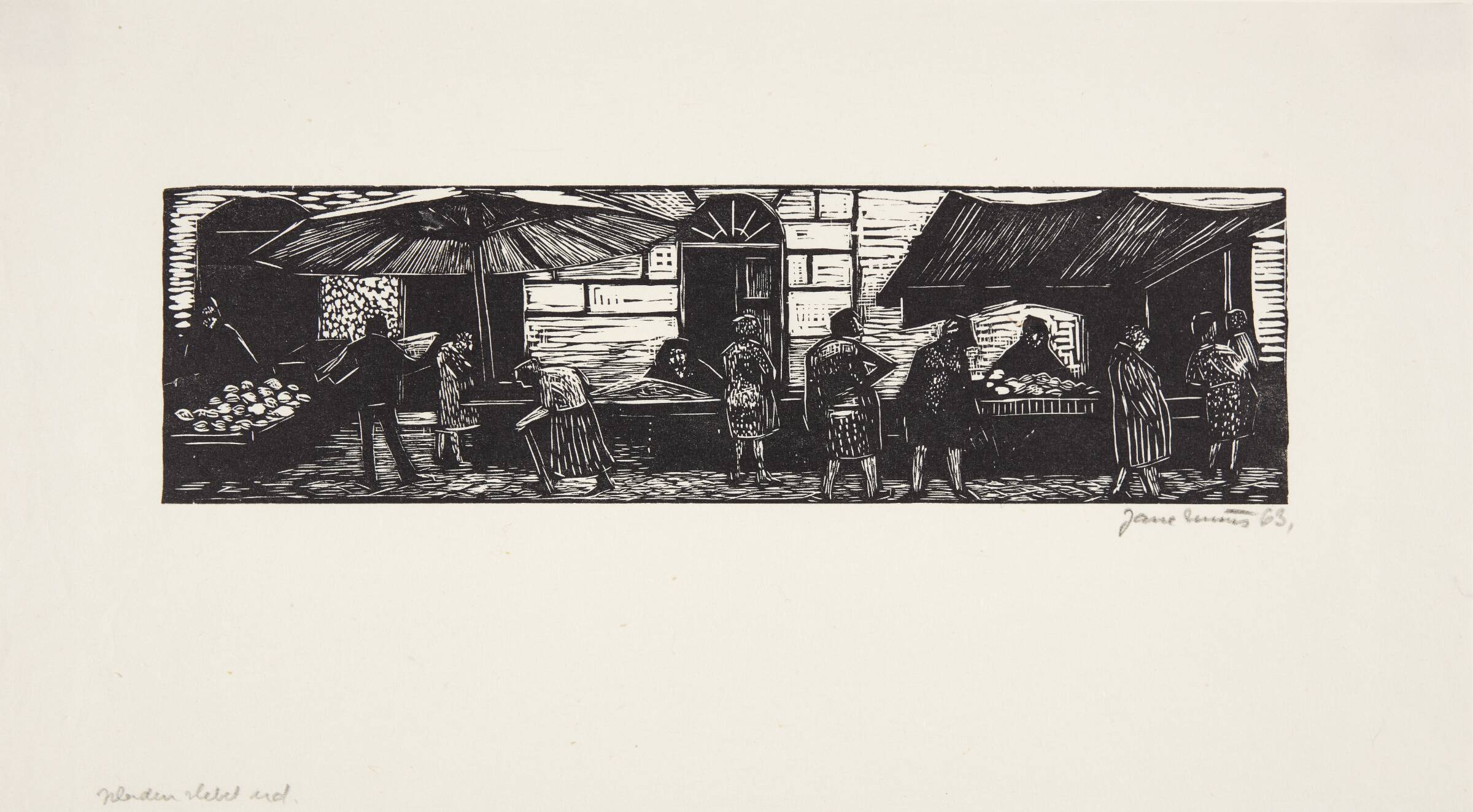 Torvet, Jane Muus, 1963