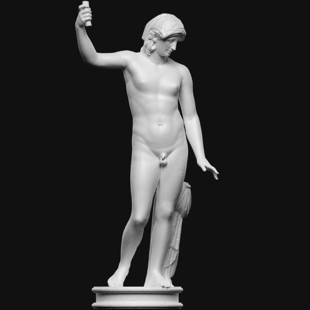 Standing Hermaphrodite 3D model by SMK, National Gallery of Denmark