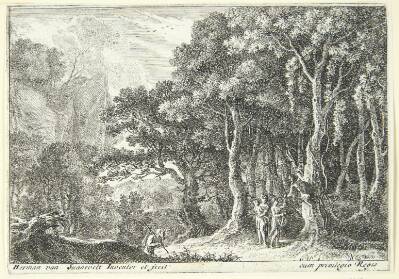 Satyrer samler frugt