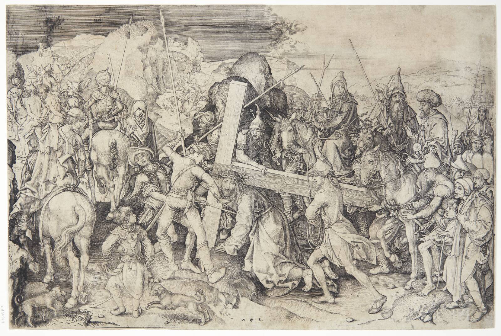 Den store korsvandring, Martin Schongauer, 1475-1480