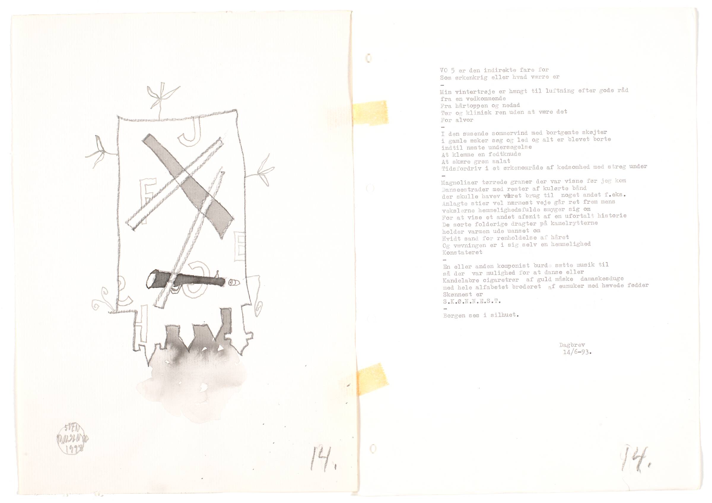 Femten dage, Sven Dalsgaard, 1993