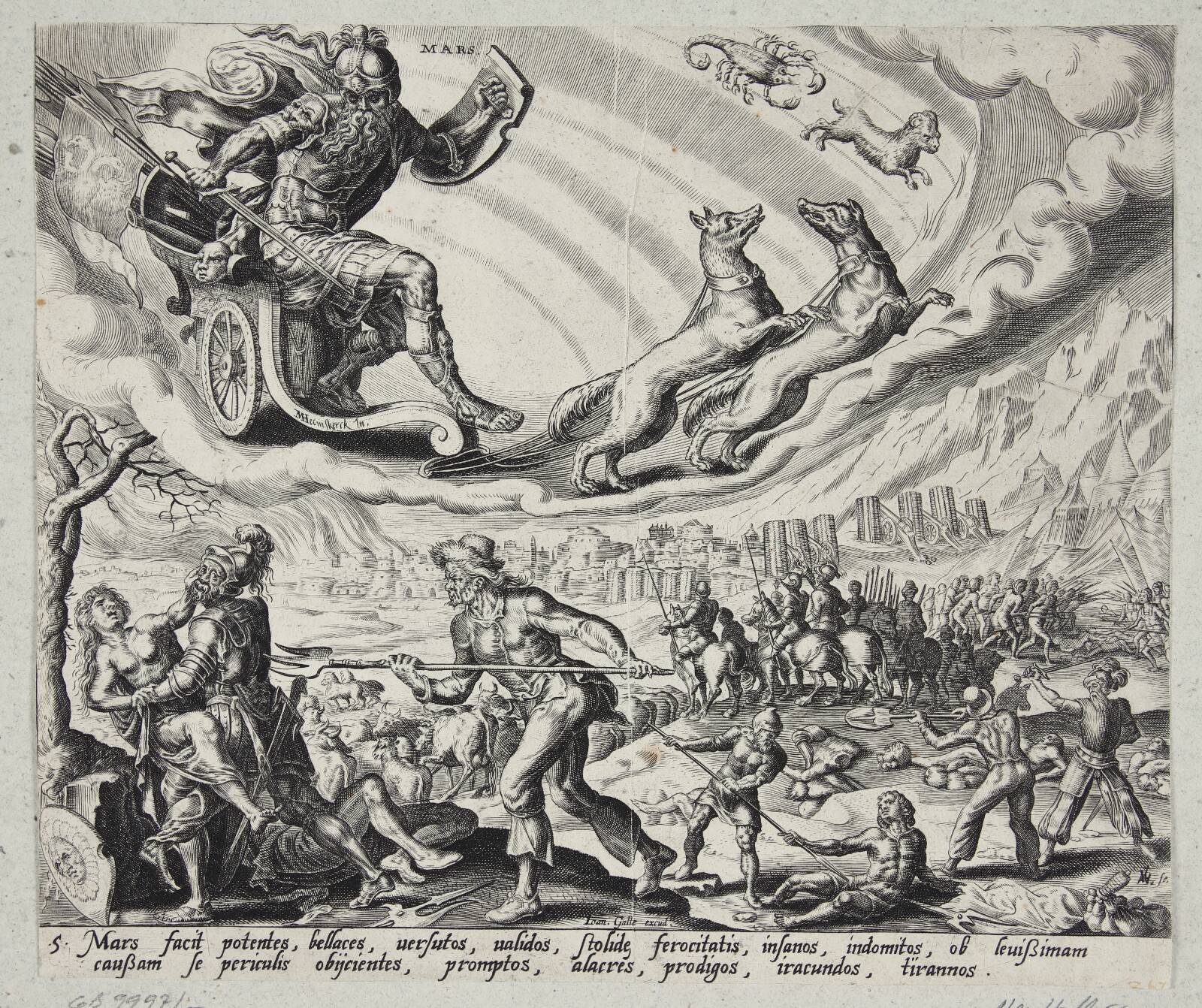Mars, Harmen Jansz. Muller, 1566-1569