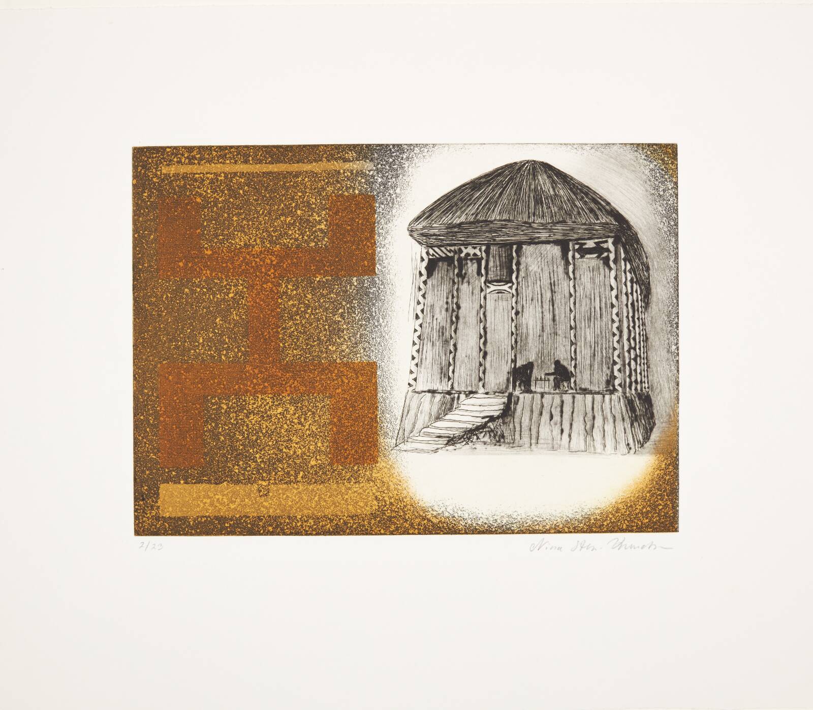 Bafout (Afrika, hytte), Nina Sten-Knudsen, 1989-1992