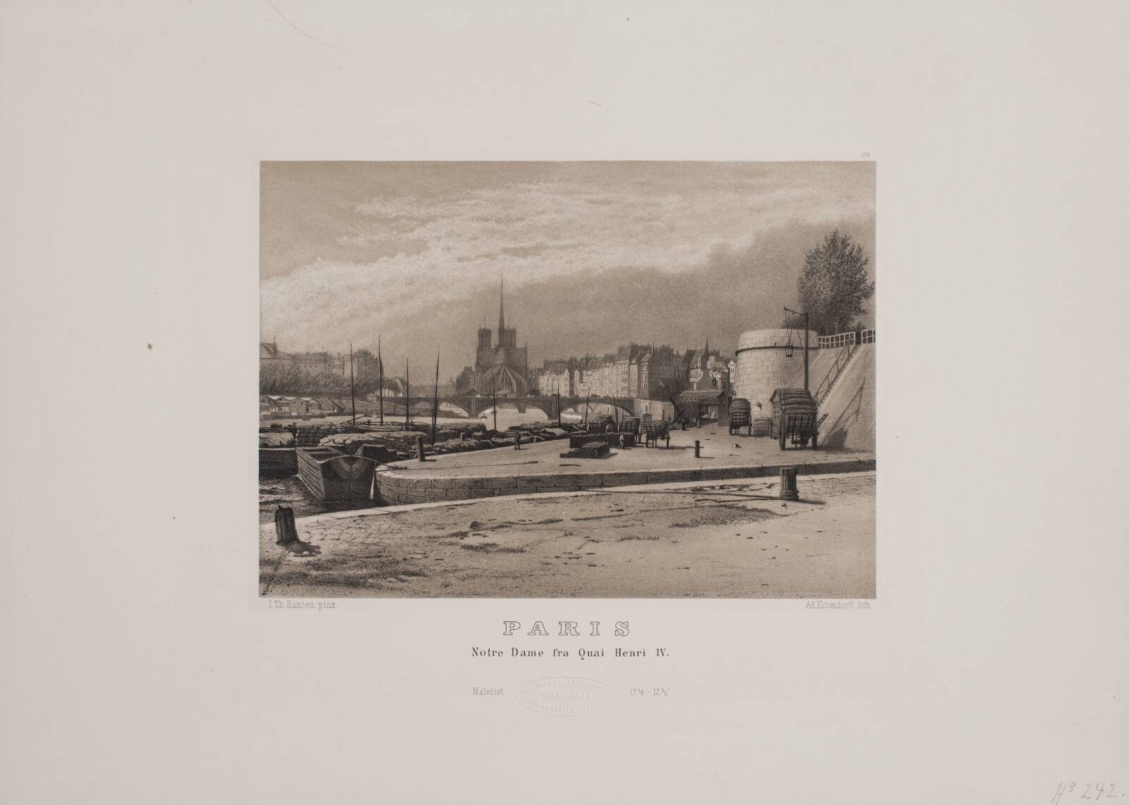 Paris, Adolph Kittendorff, 1880-1889
