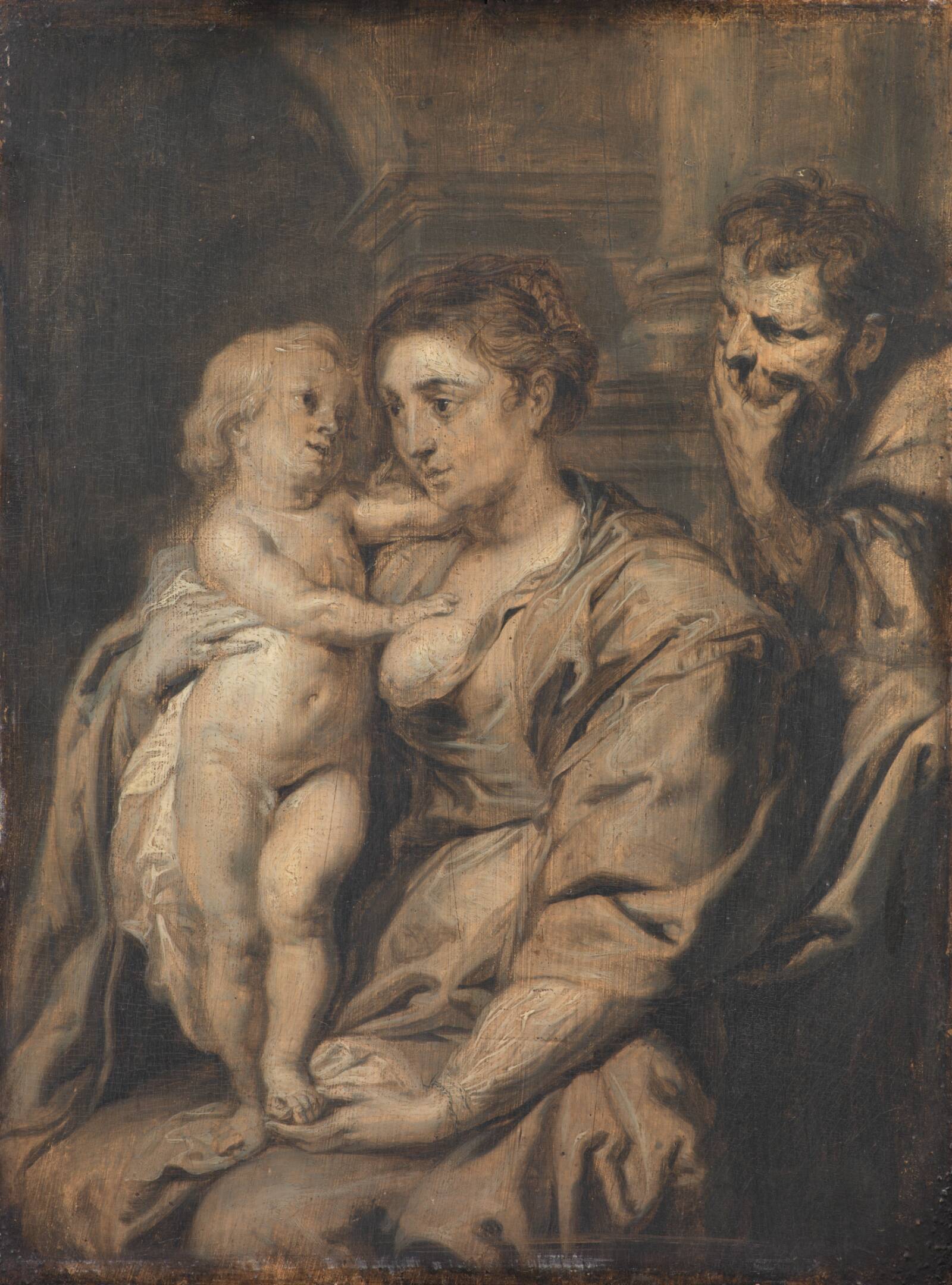 Den hellige Familie, Ubekendt, 1630-1878