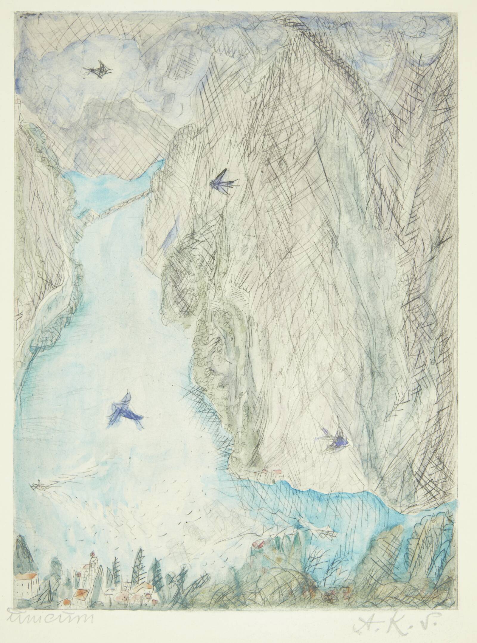 Fra Lugano-søen, Anna Klindt Sørensen, 1954