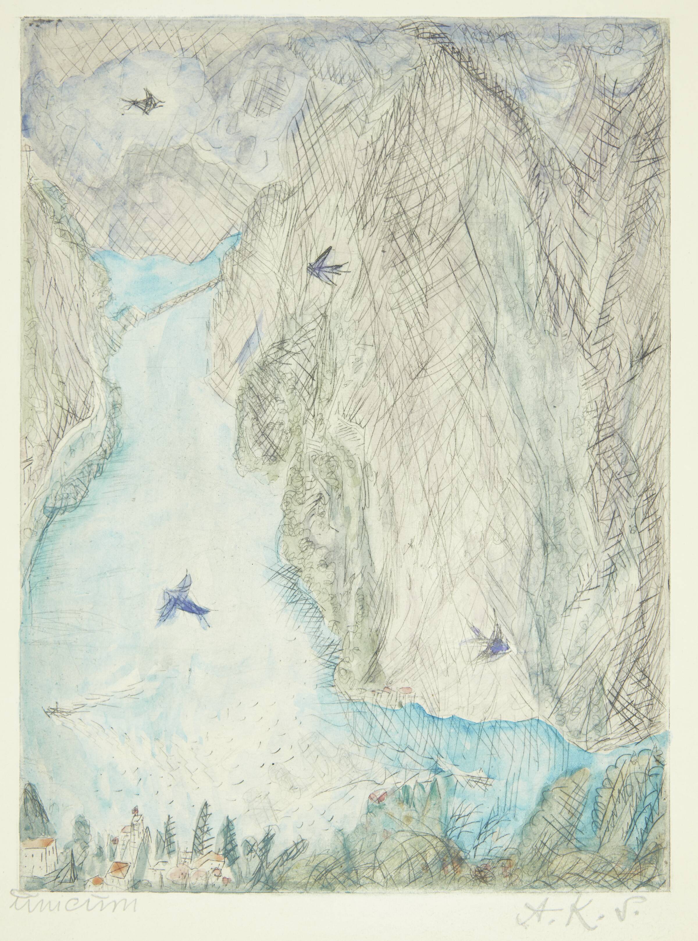 Fra Lugano-søen, Anna Klindt Sørensen, 1954