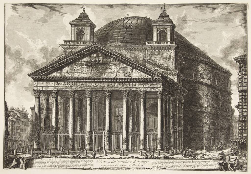 Pantheon, Giovanni Battista Piranesi, 1761