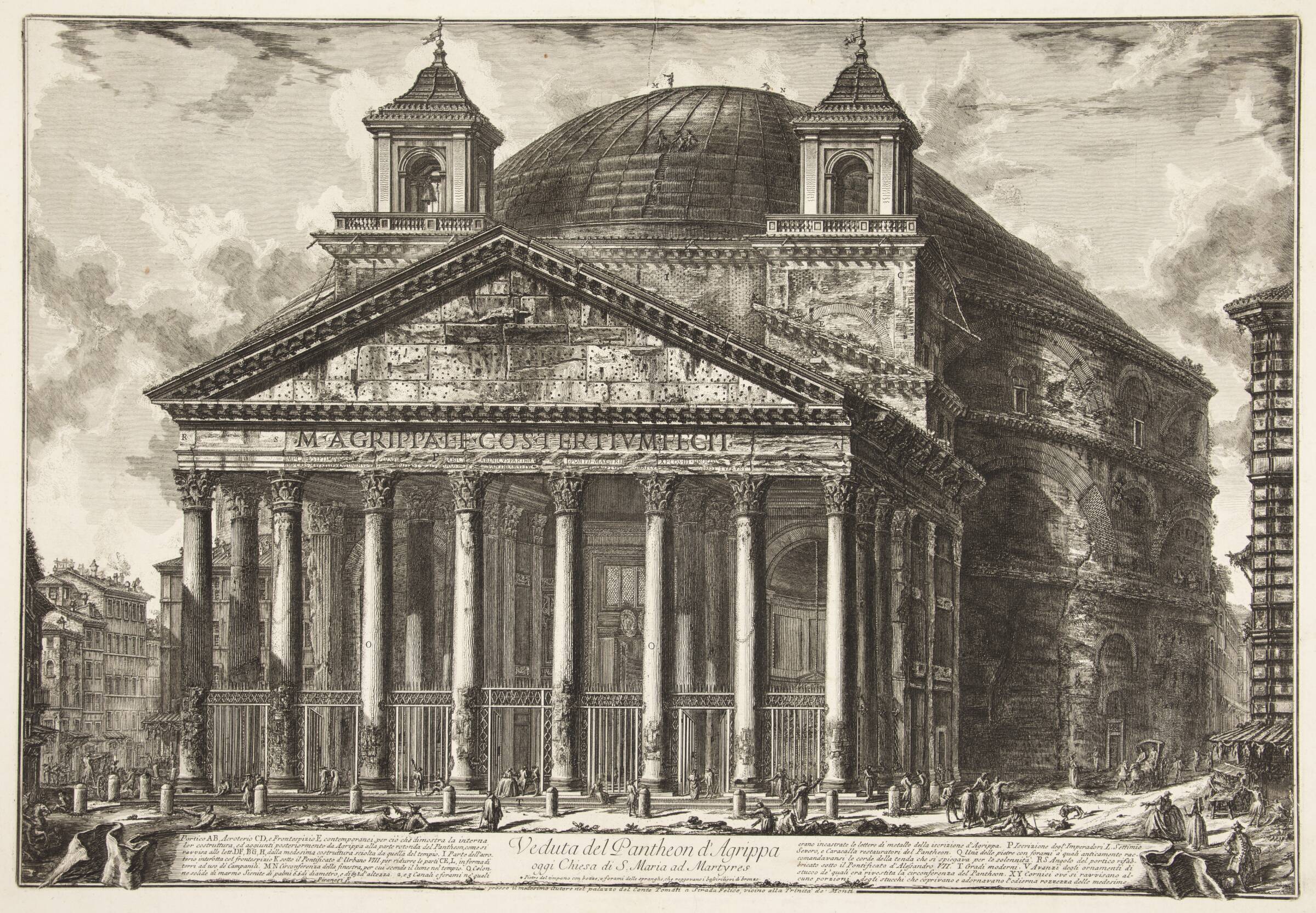 Pantheon, Giovanni Battista Piranesi, 1761