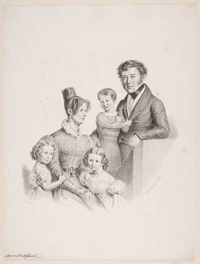 Baron V. Hochschild med familie