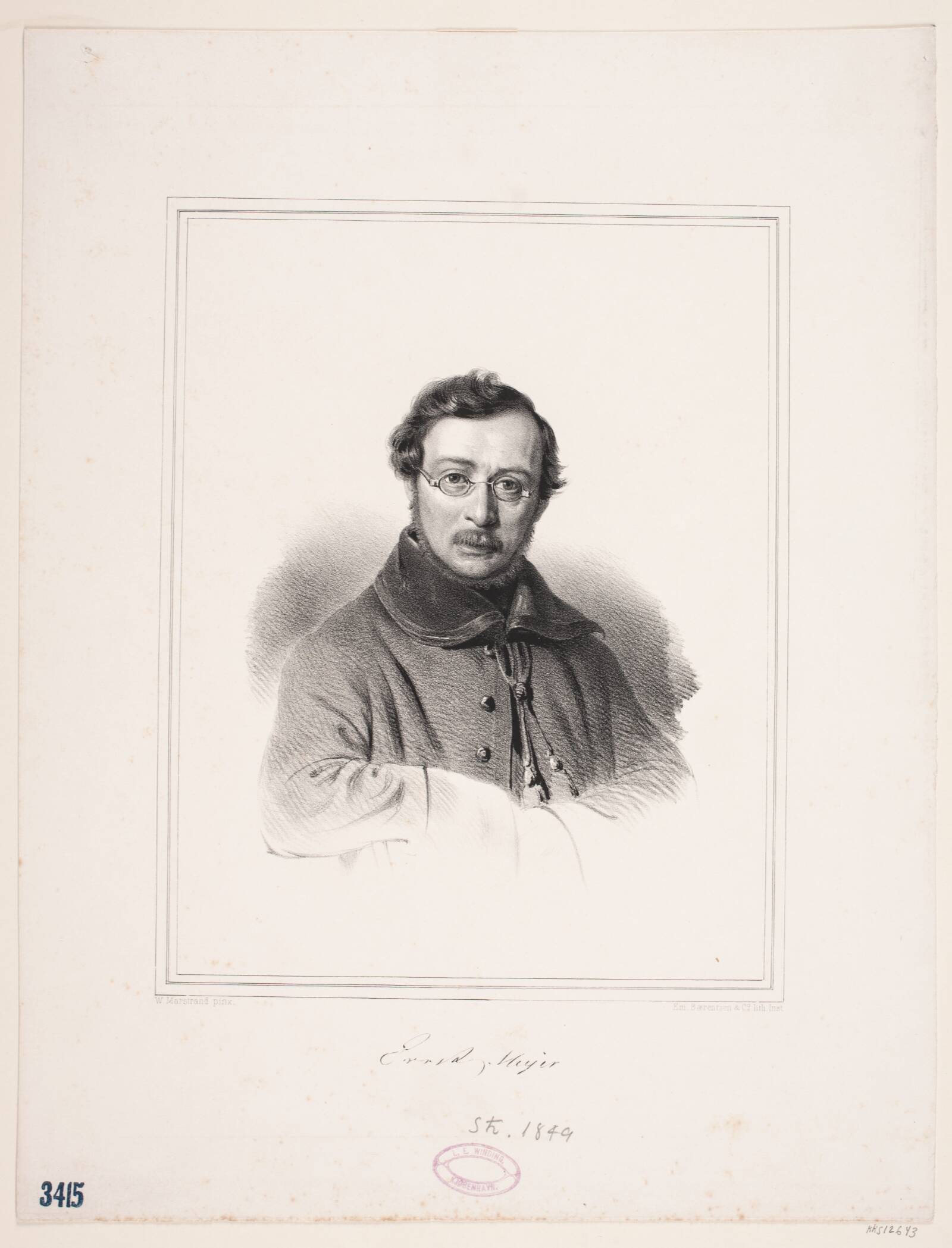 Ernst Meyer, Ubekendt, 1840-1849