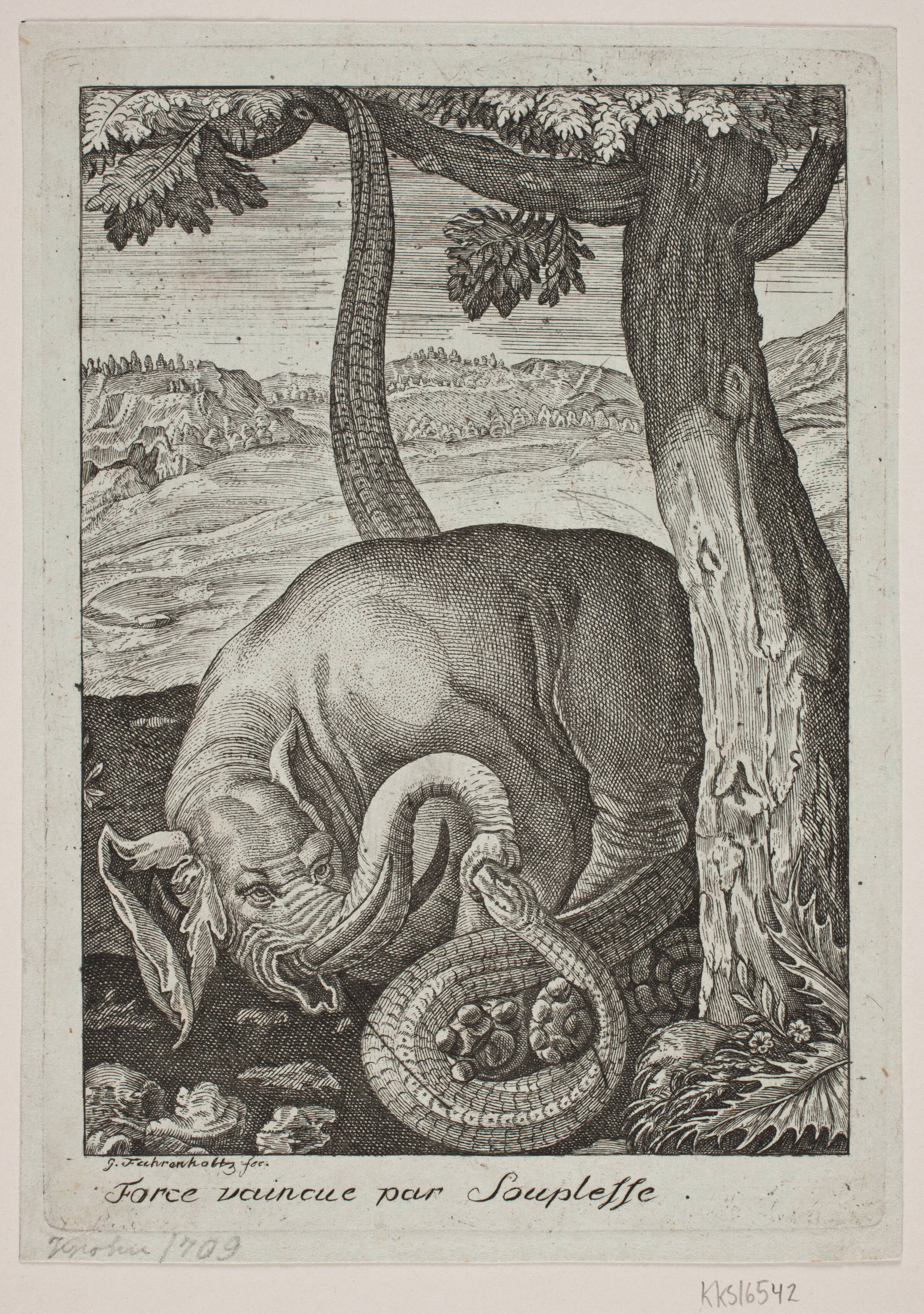 Force vaincue par Souplesse, Georg Fahrenholtz, 1787