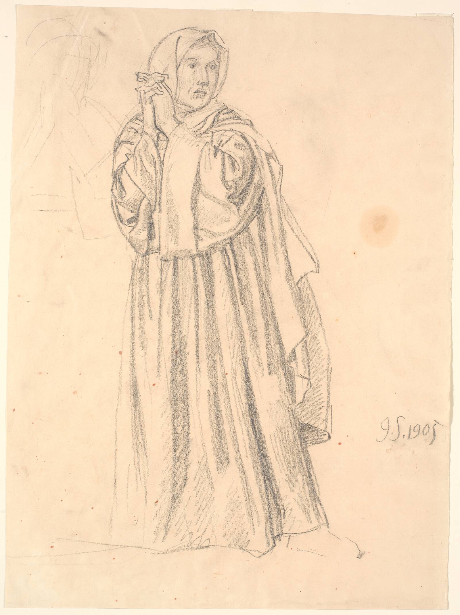 Stående kvinde, Joakim Skovgaard, 1905