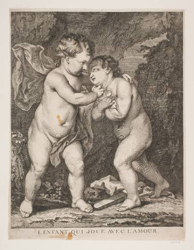 L'enfant qui joue avec l'Amour