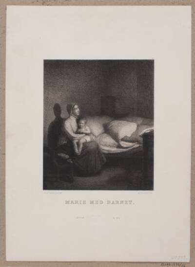 Marie med barnet