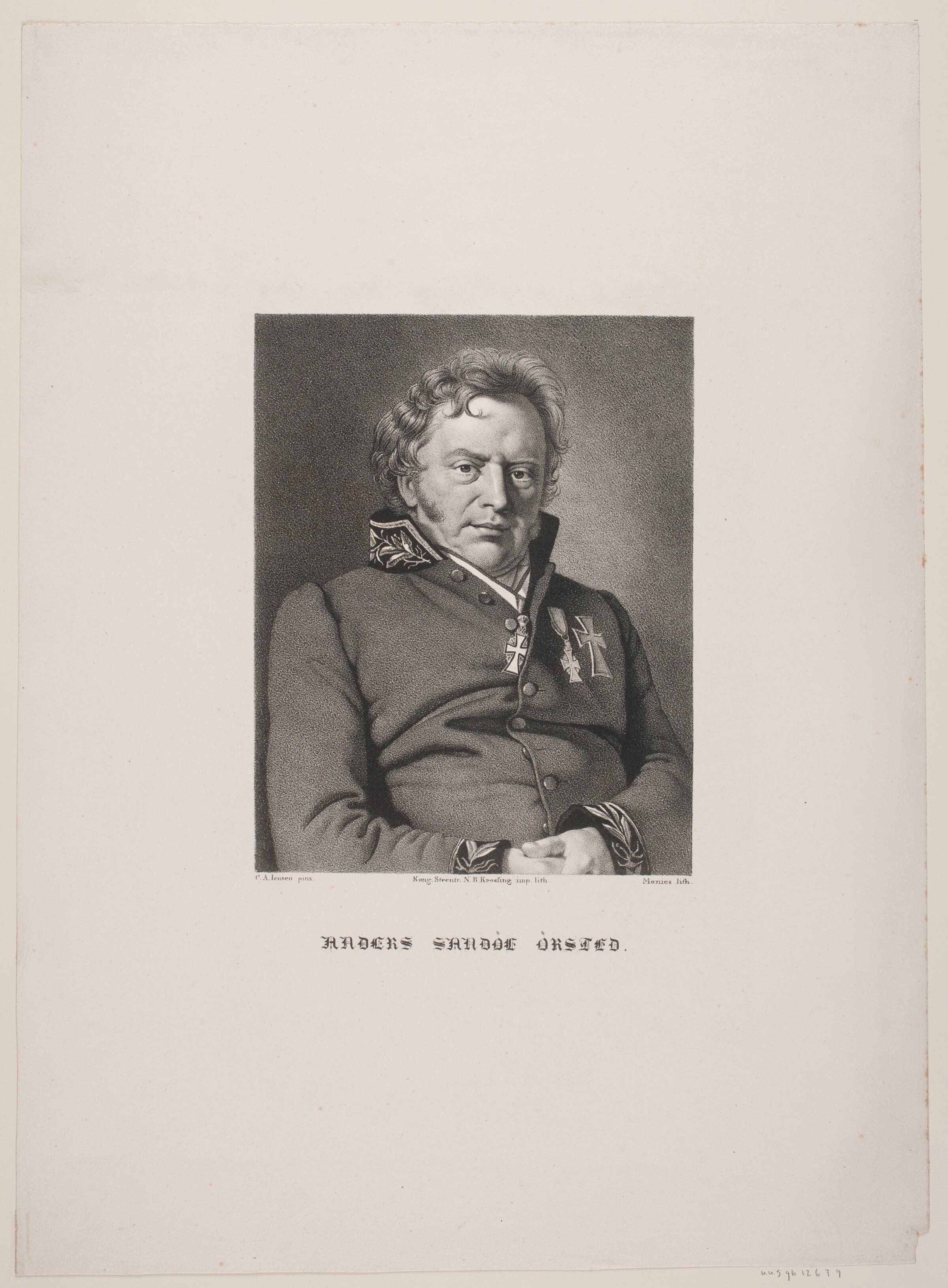 Anders Sandøe Ørsted, David Monies, 1833
